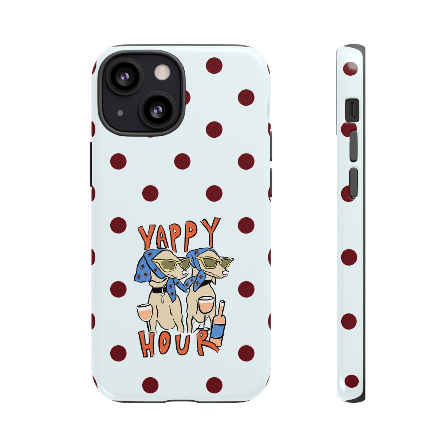 Yappy Hour Dogs iPhone Case