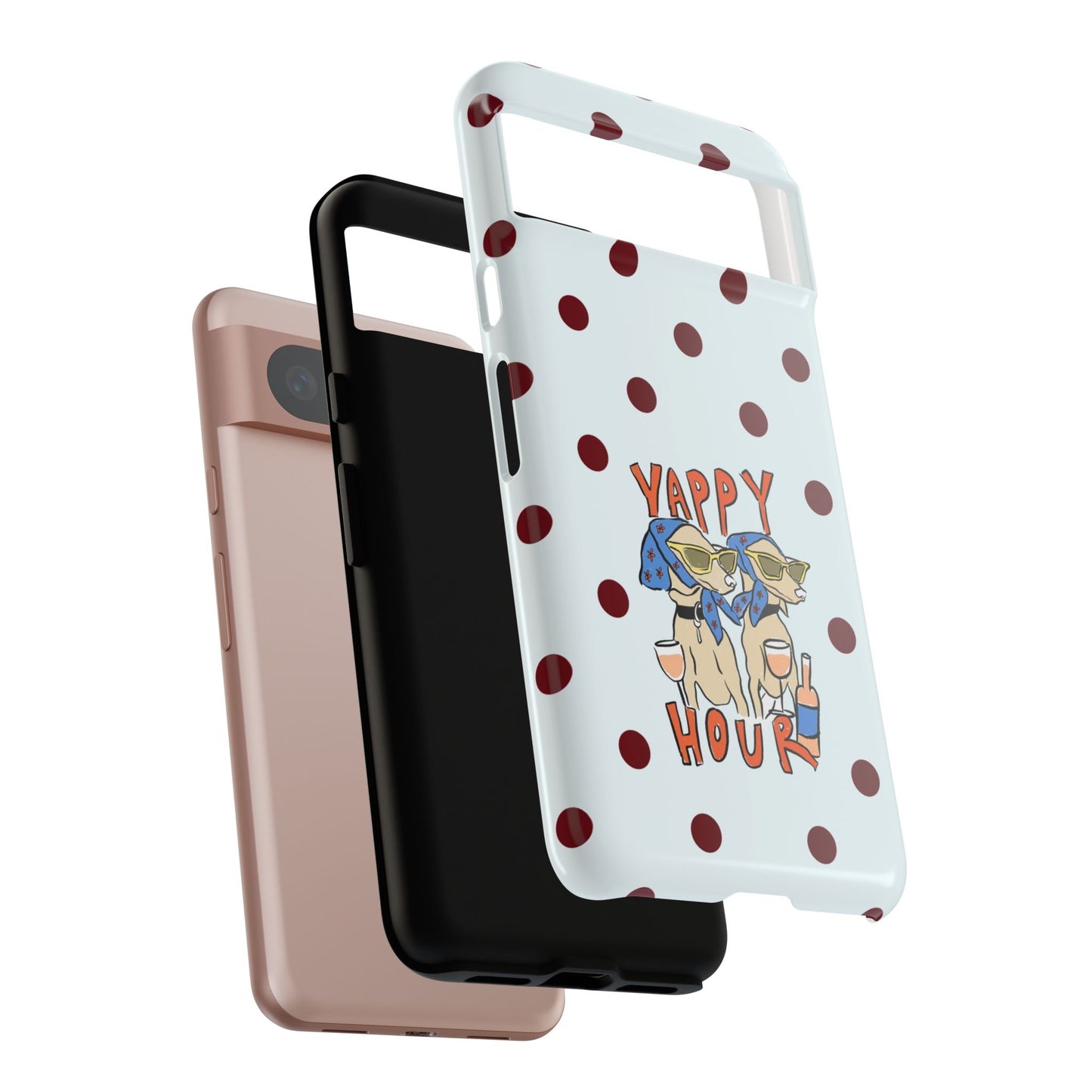 Yappy Hour Dogs iPhone Case
