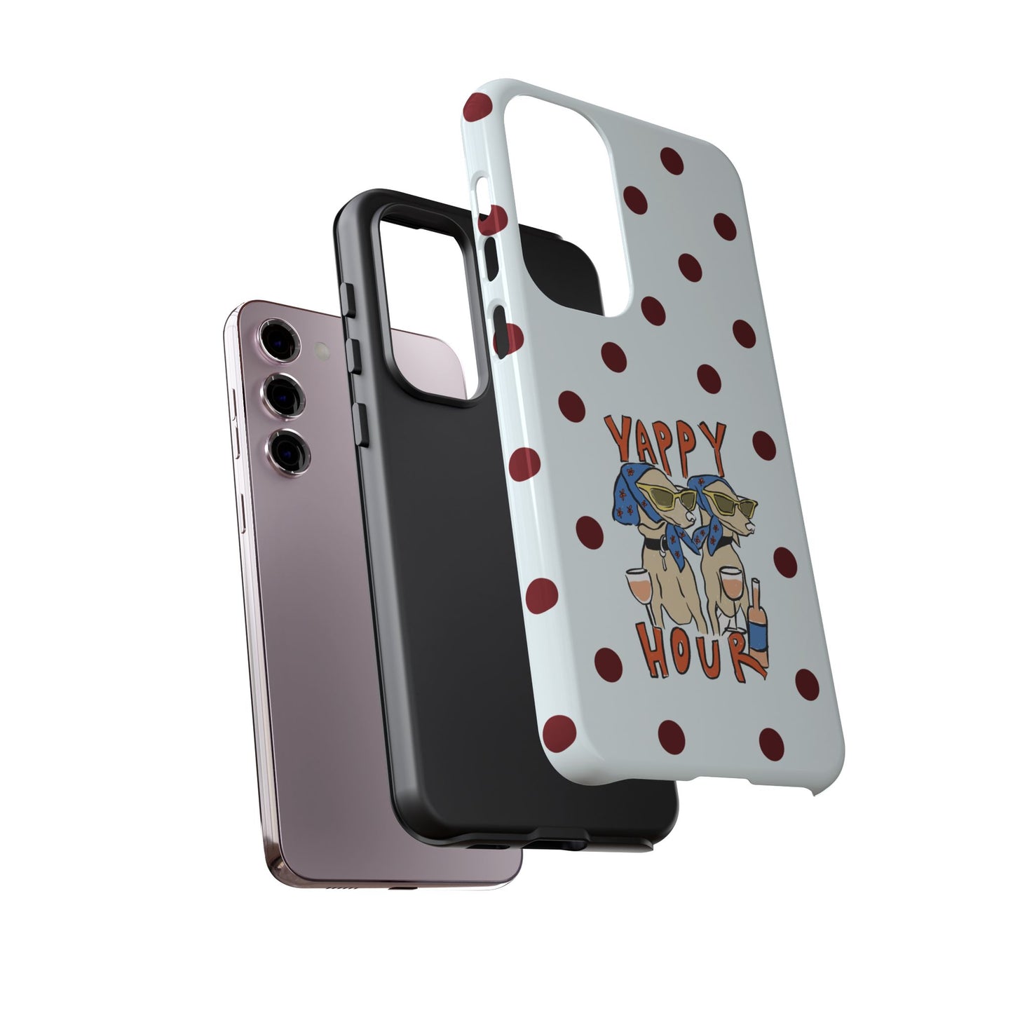 Yappy Hour Dogs iPhone Case