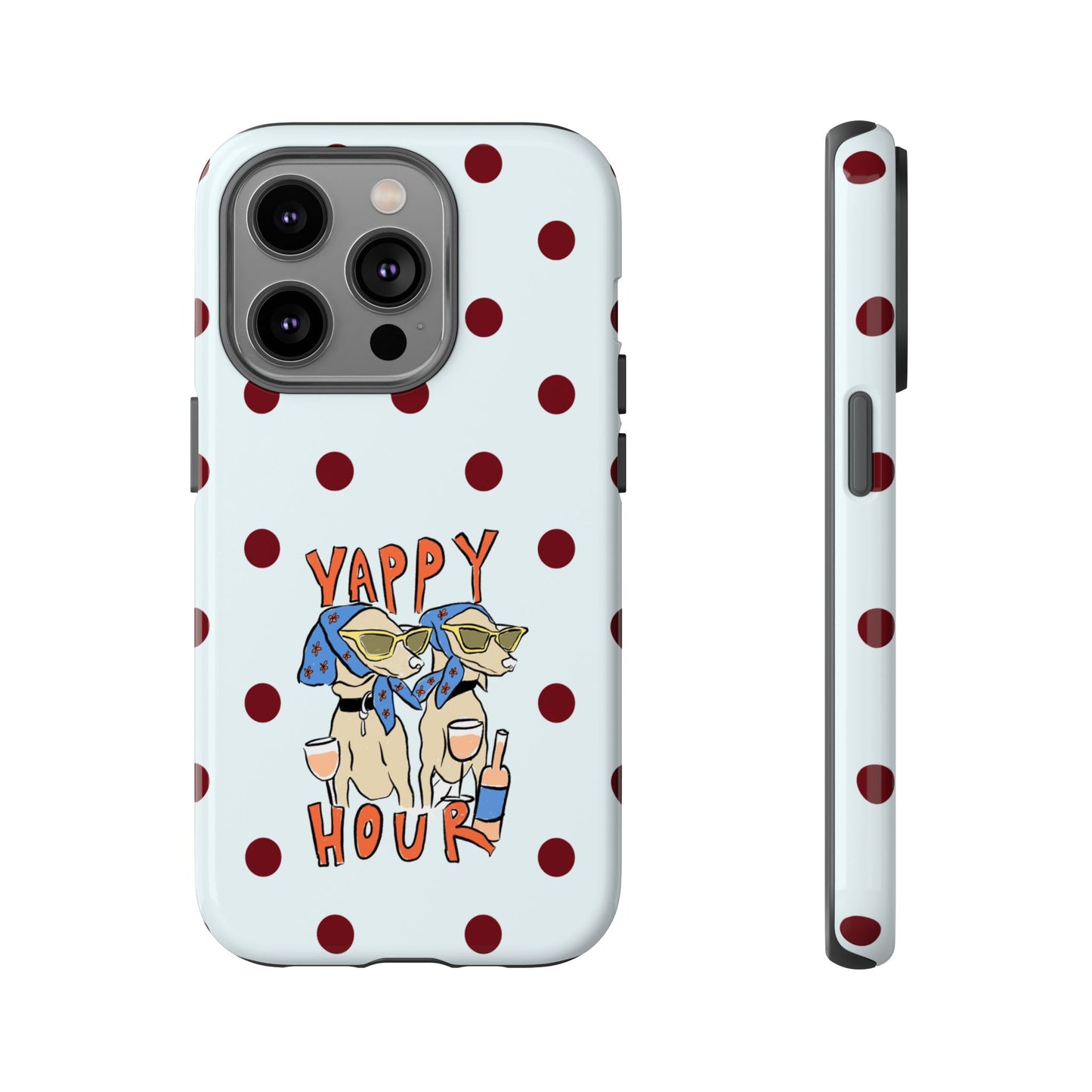 Yappy Hour Dogs iPhone Case