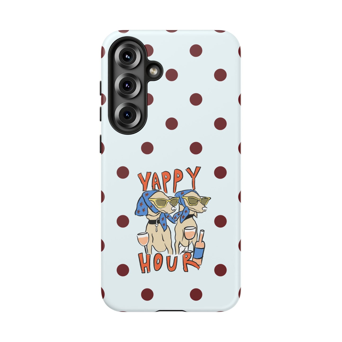 Yappy Hour Dogs iPhone Case