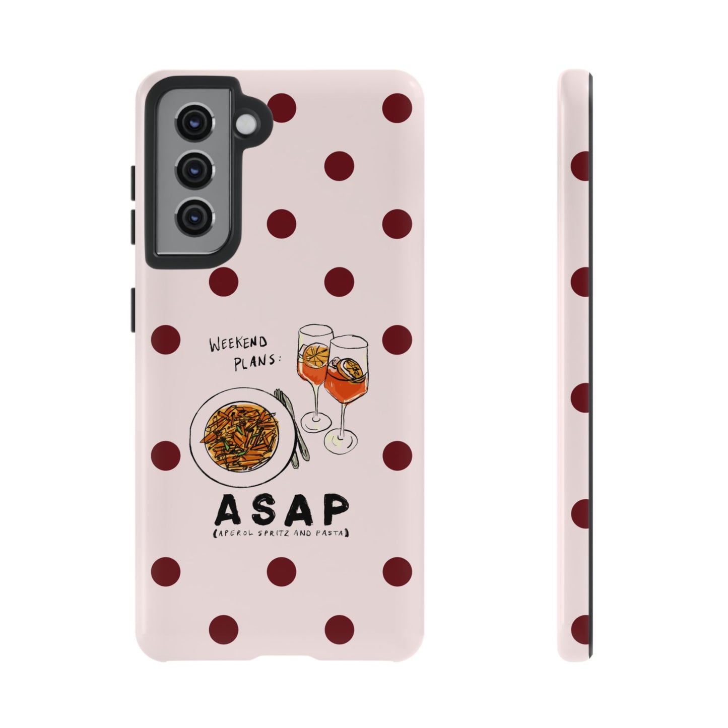 "Weekend Plans: ASAP" iPhone Case