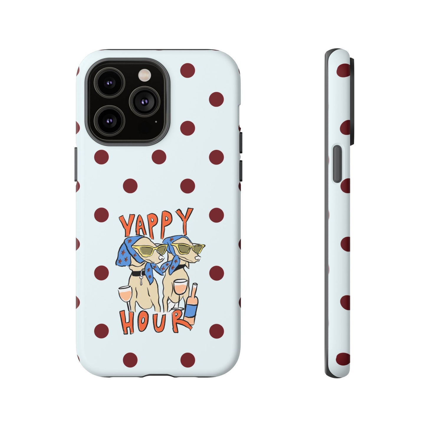 Yappy Hour Dogs iPhone Case