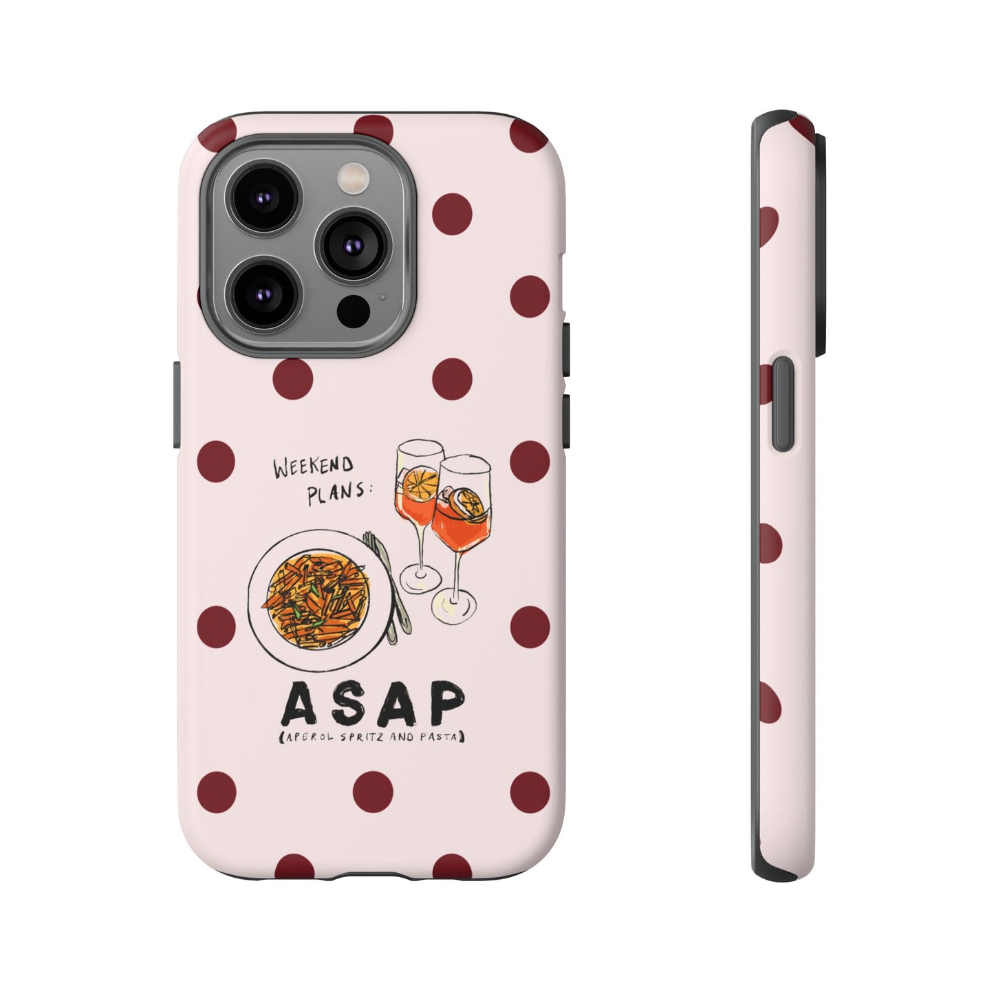 "Weekend Plans: ASAP" iPhone Case