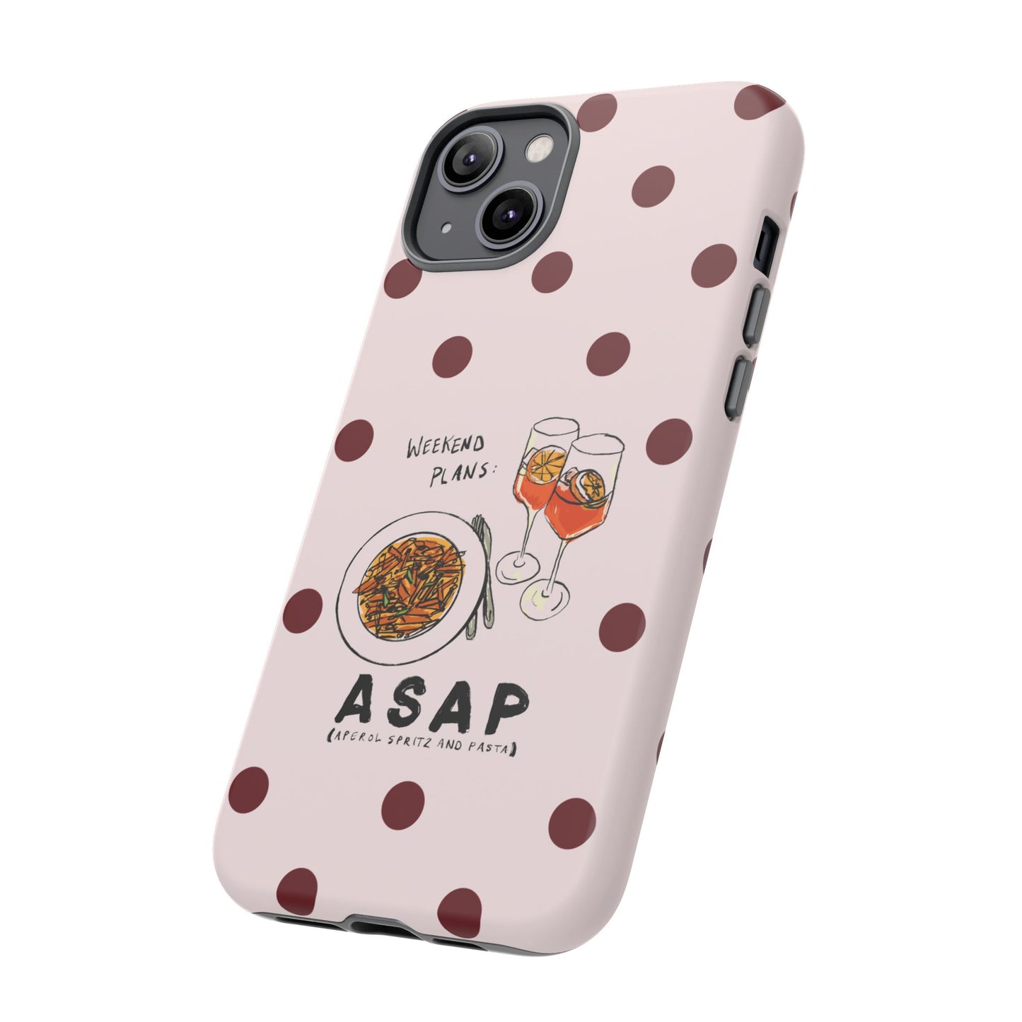 "Weekend Plans: ASAP" iPhone Case