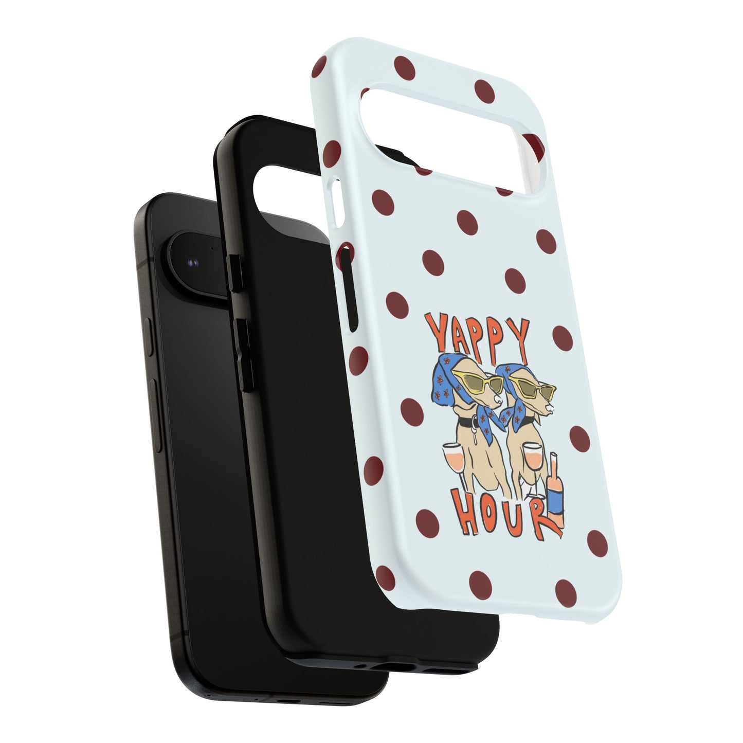 Yappy Hour Dogs iPhone Case