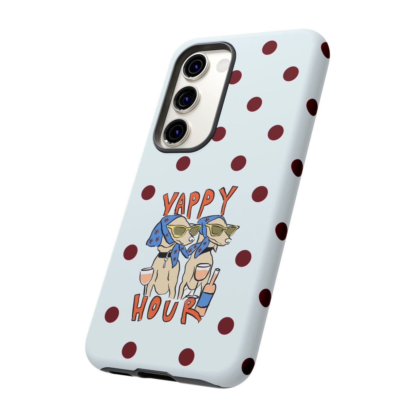 Yappy Hour Dogs iPhone Case