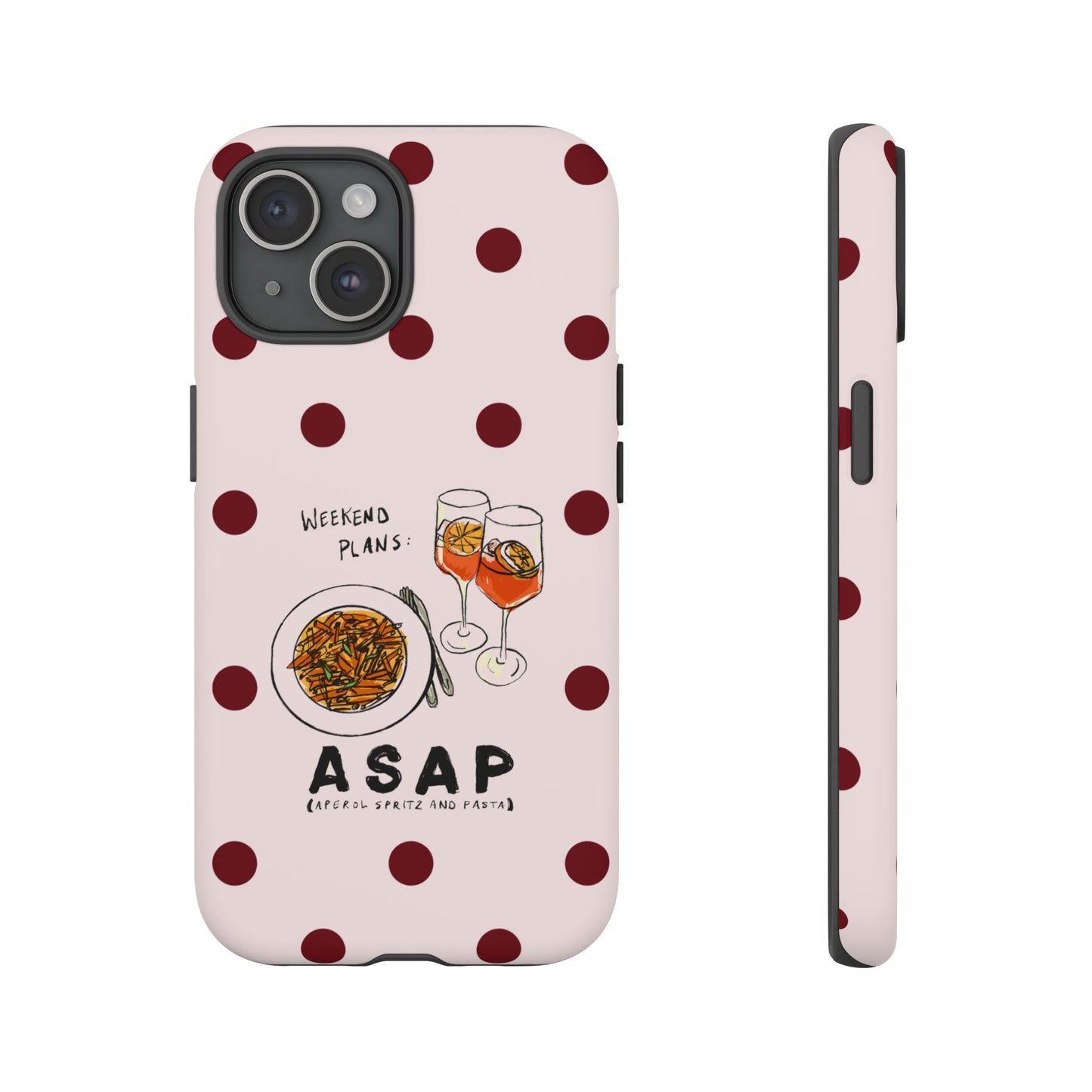 "Weekend Plans: ASAP" iPhone Case