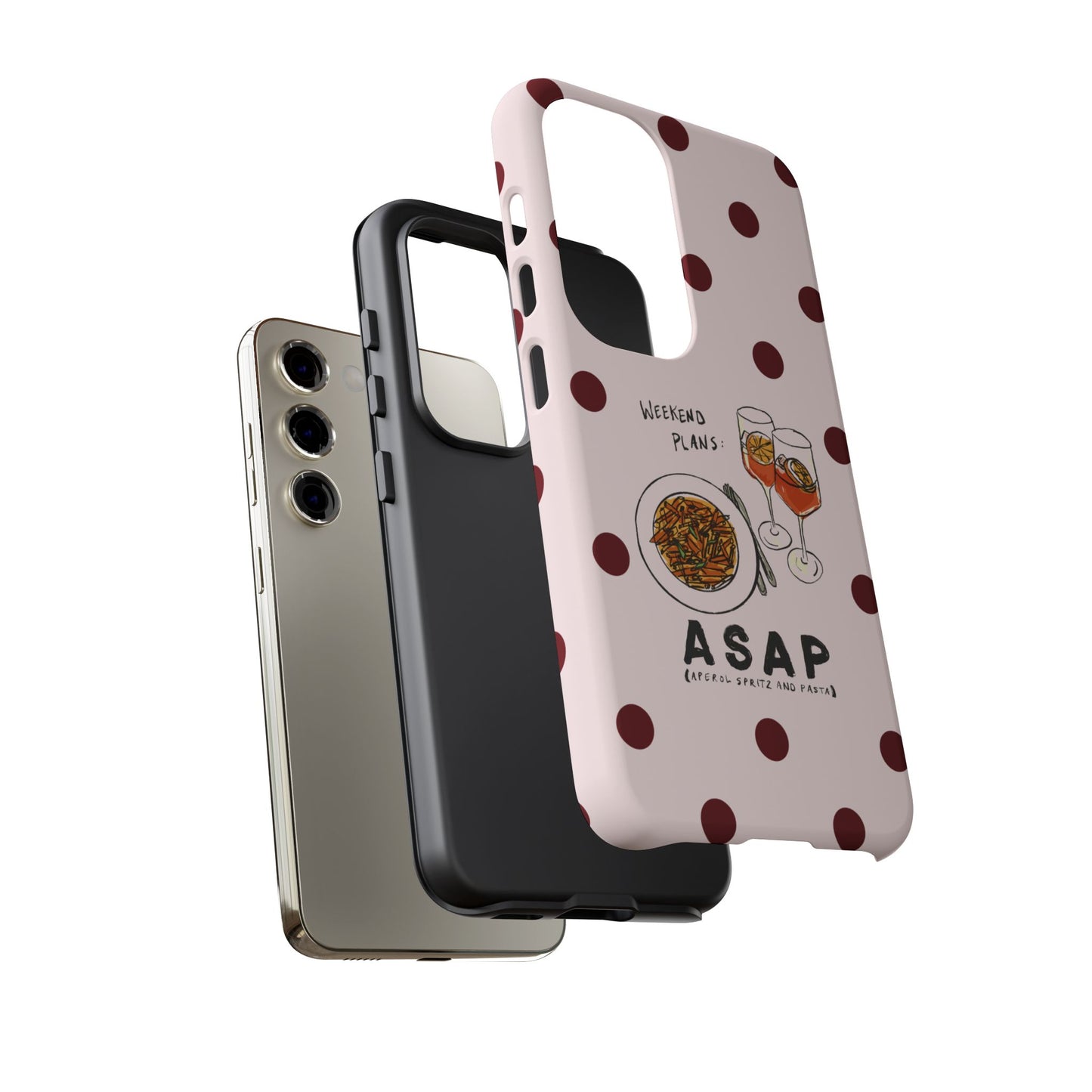 "Weekend Plans: ASAP" iPhone Case