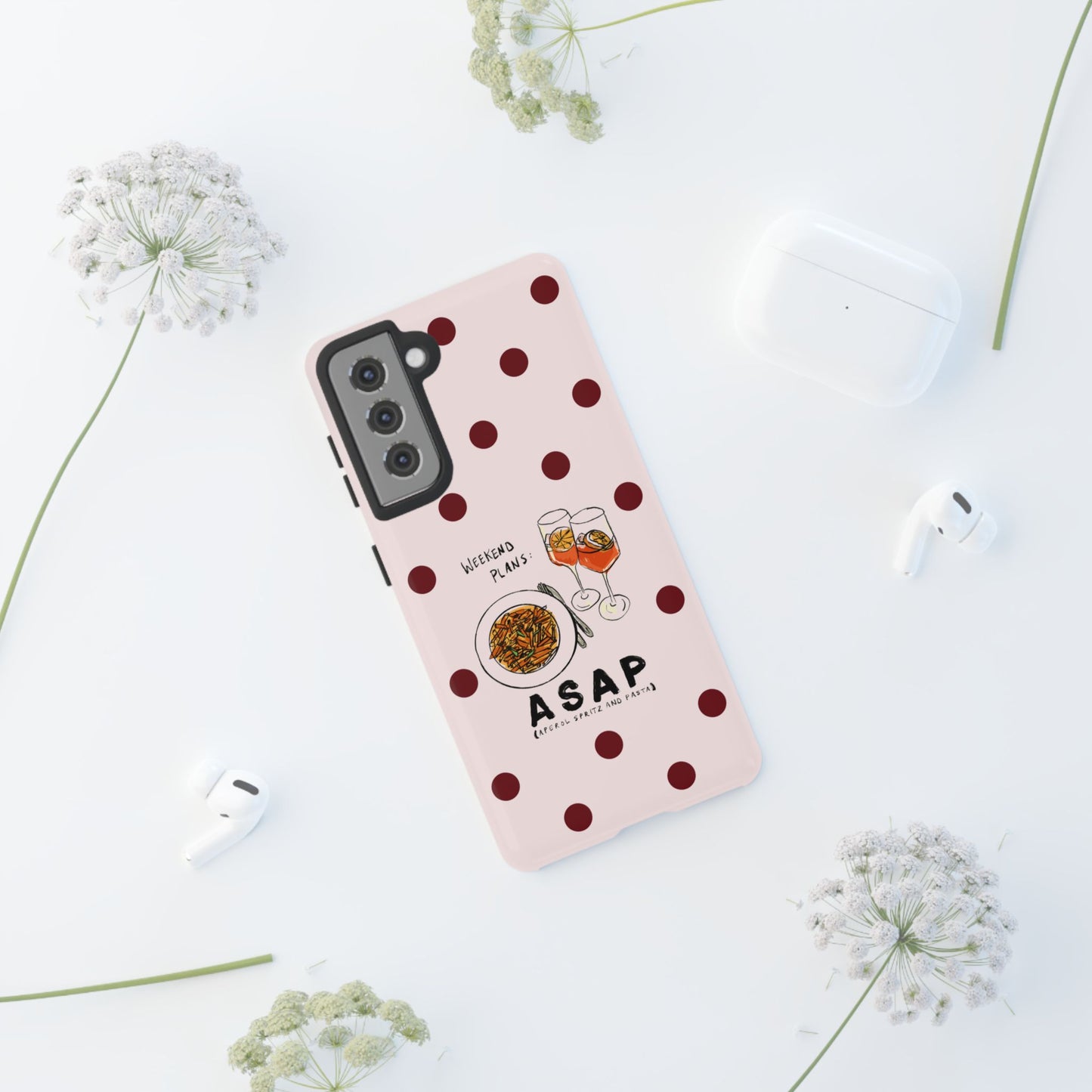 "Weekend Plans: ASAP" iPhone Case