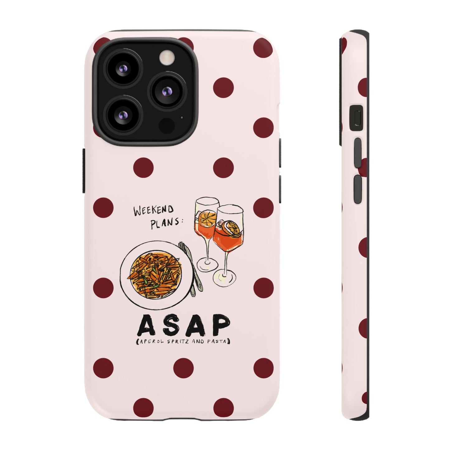 "Weekend Plans: ASAP" iPhone Case