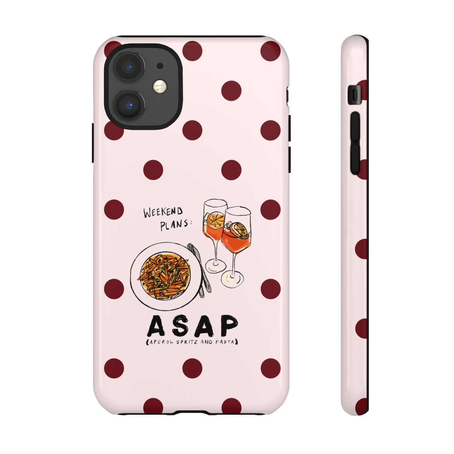 "Weekend Plans: ASAP" iPhone Case