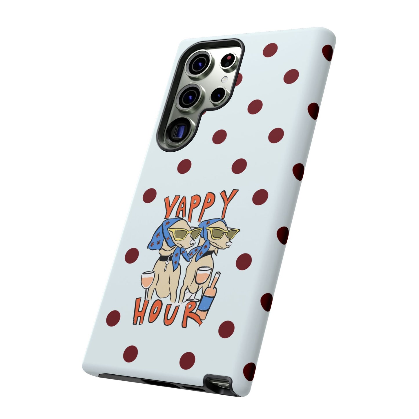 Yappy Hour Dogs iPhone Case