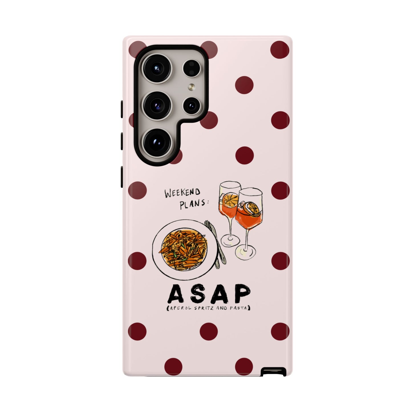"Weekend Plans: ASAP" iPhone Case