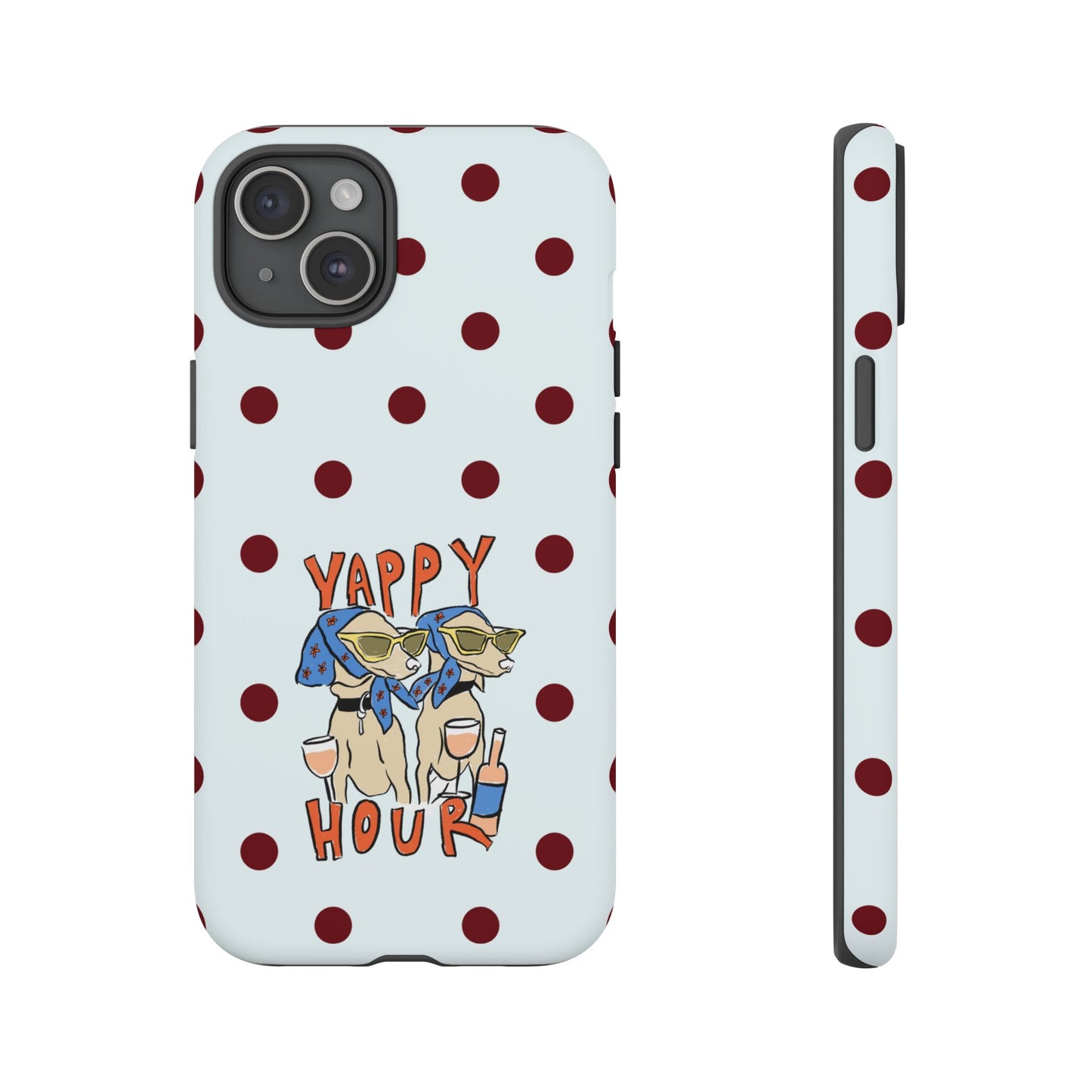 Yappy Hour Dogs iPhone Case