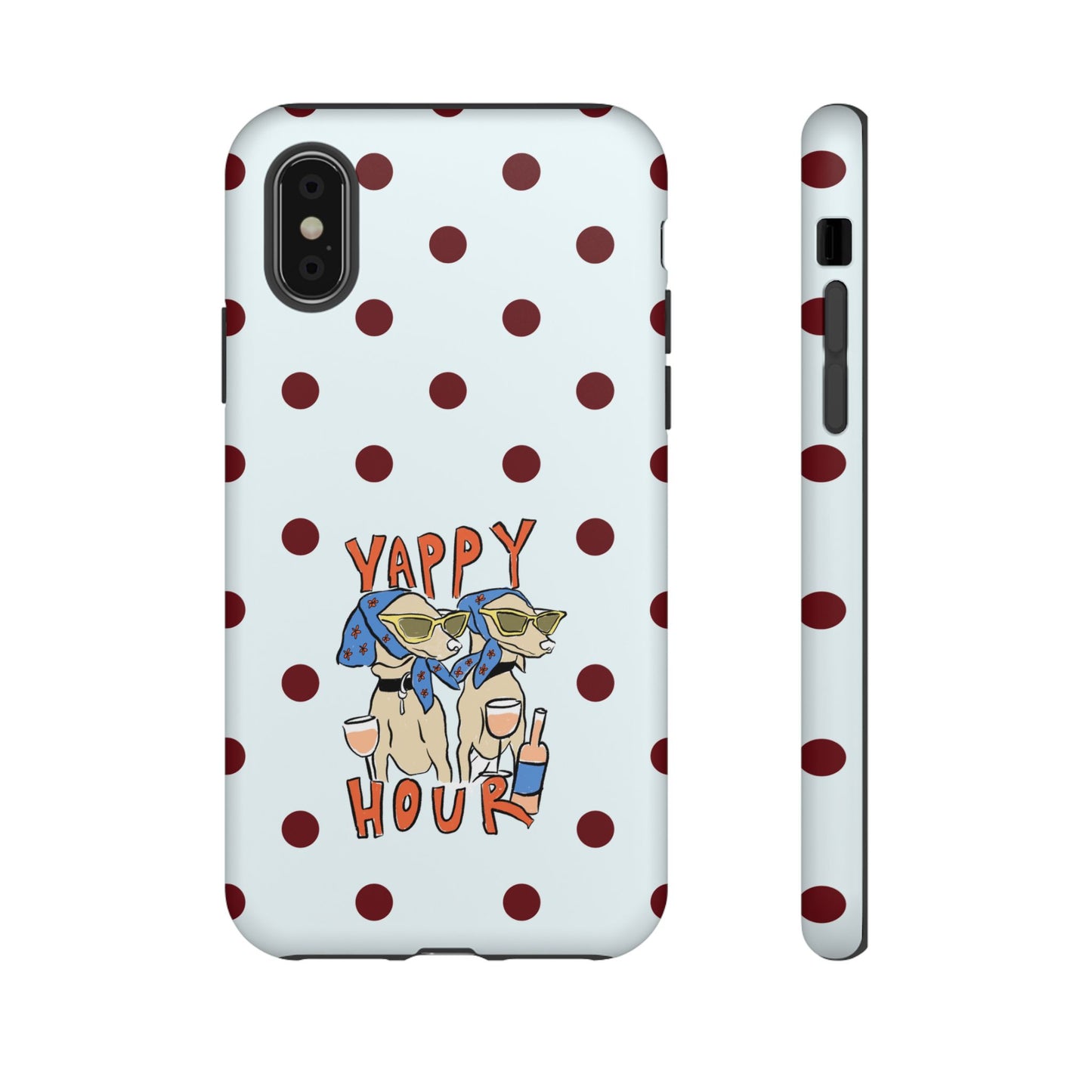 Yappy Hour Dogs iPhone Case