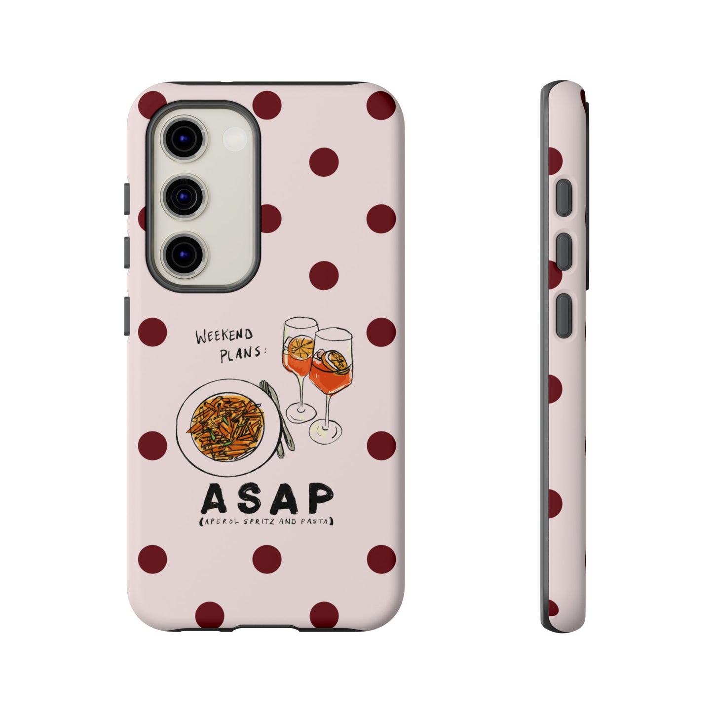 "Weekend Plans: ASAP" iPhone Case