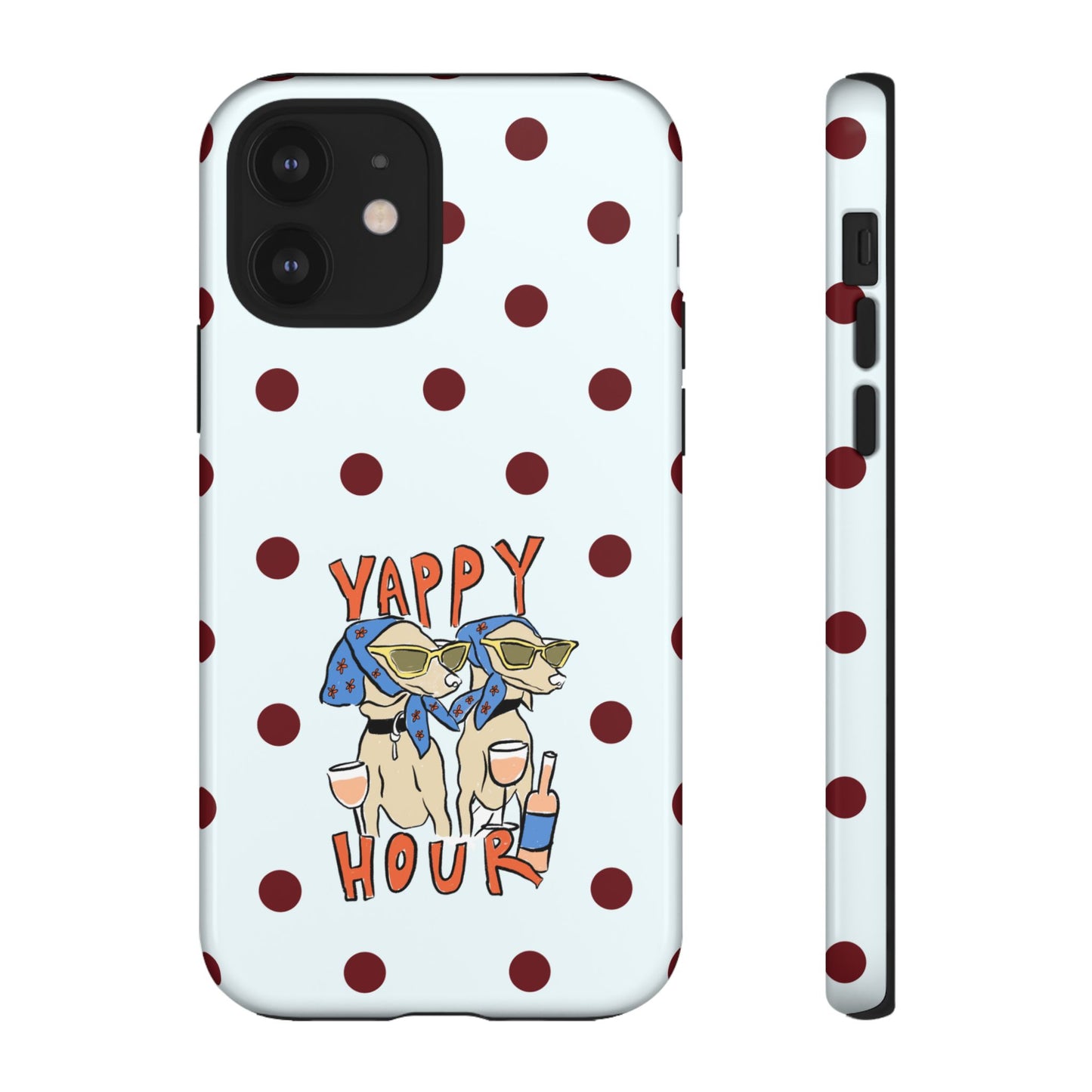 Yappy Hour Dogs iPhone Case