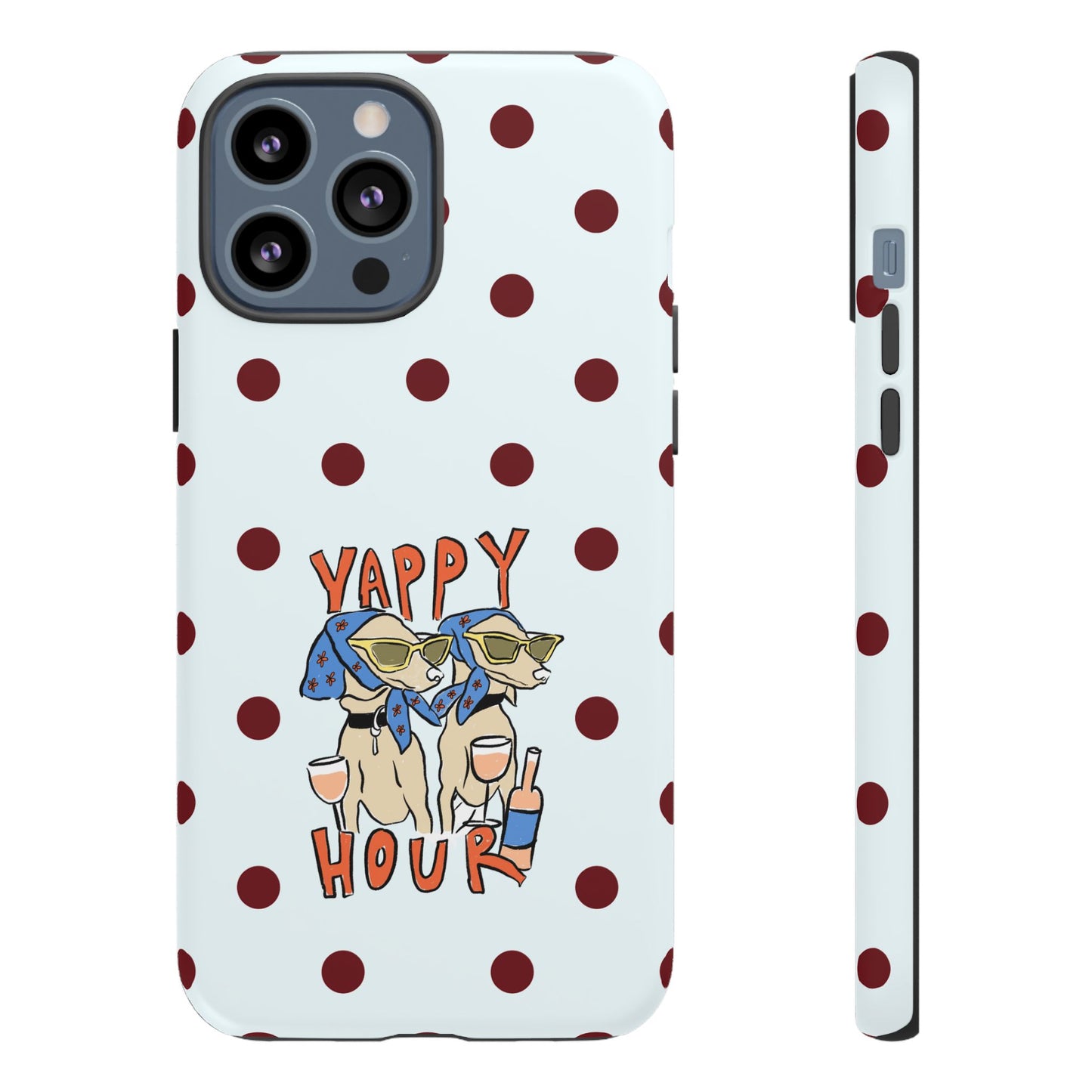 Yappy Hour Dogs iPhone Case