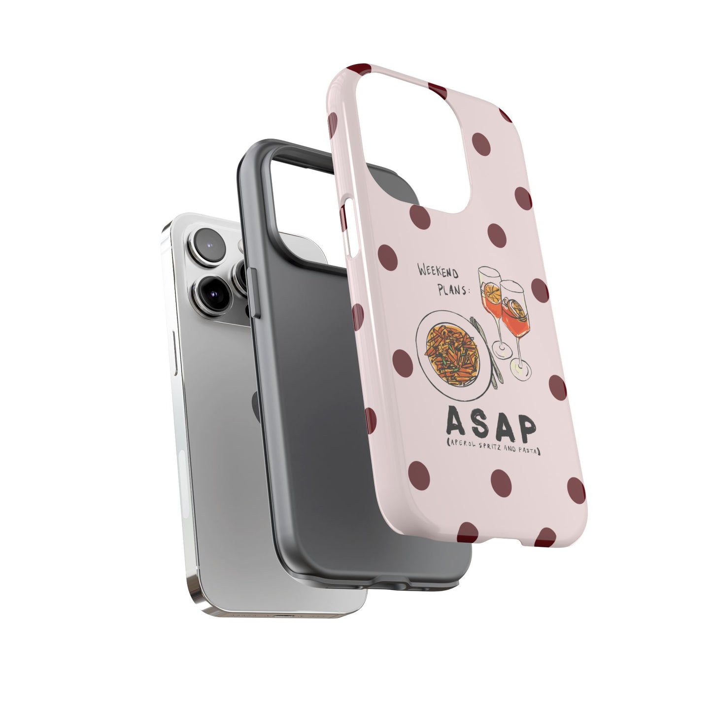 "Weekend Plans: ASAP" iPhone Case