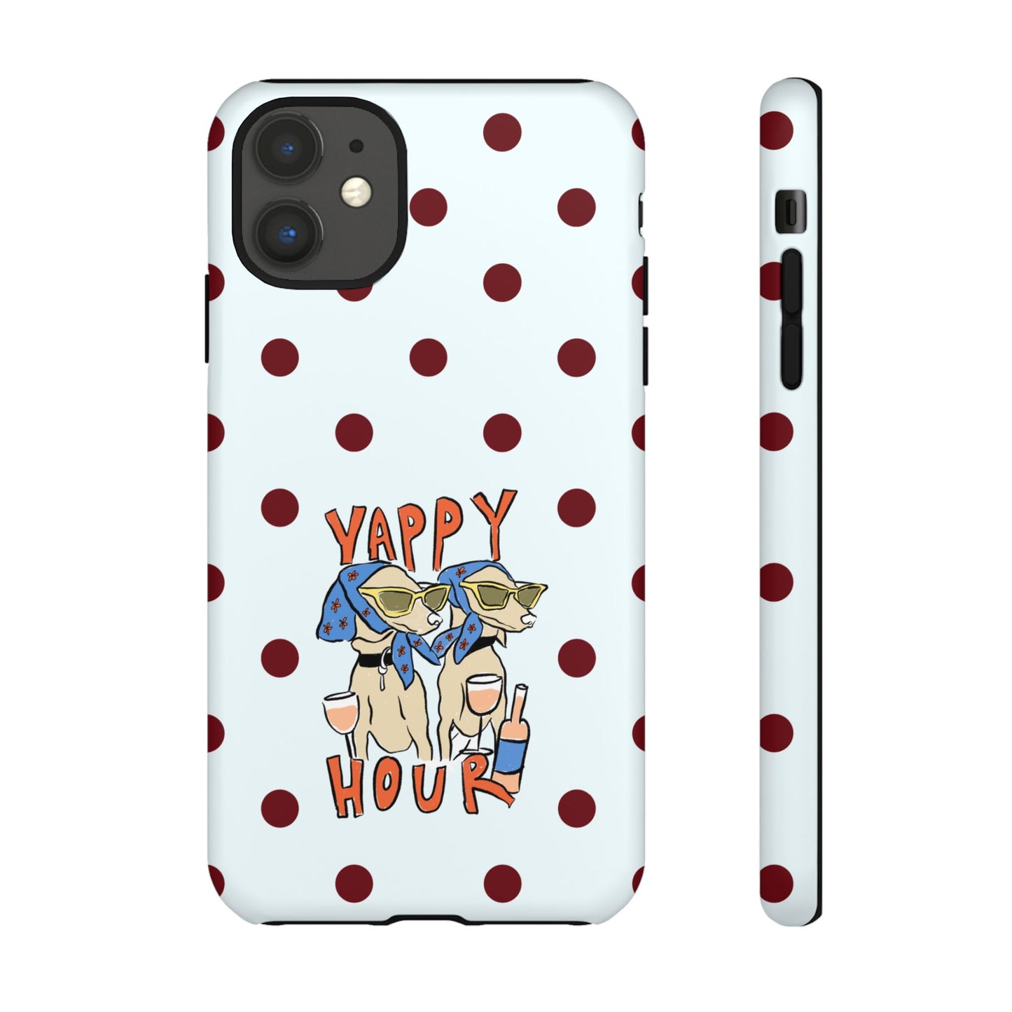 Yappy Hour Dogs iPhone Case