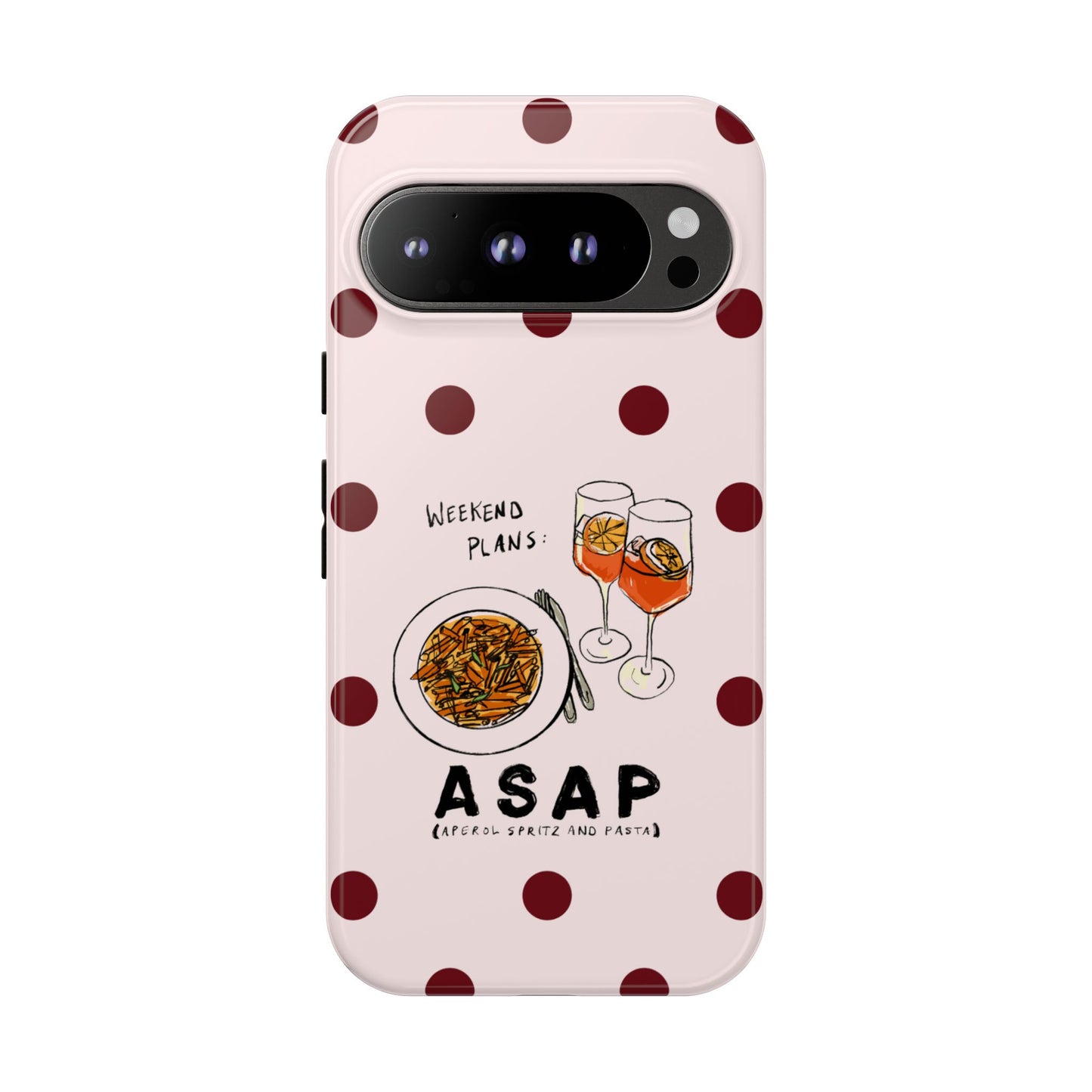 "Weekend Plans: ASAP" iPhone Case