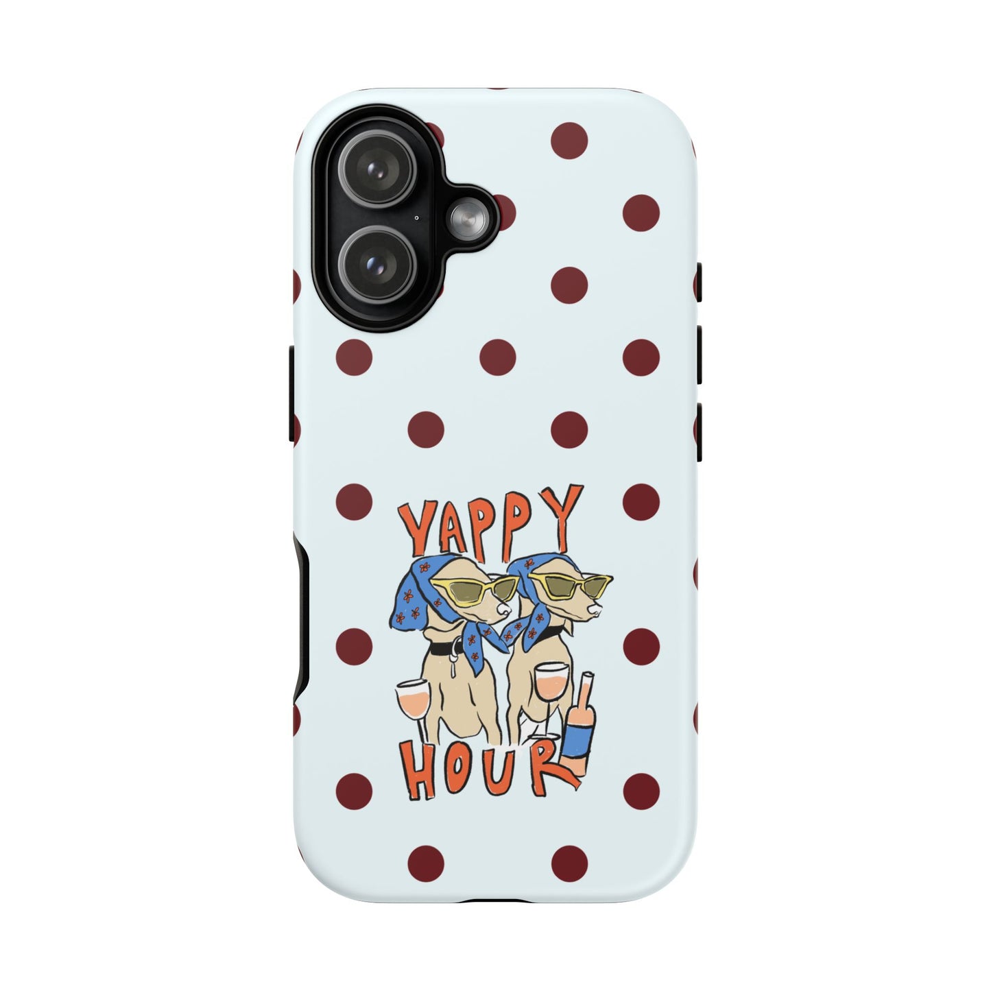 Yappy Hour Dogs iPhone Case