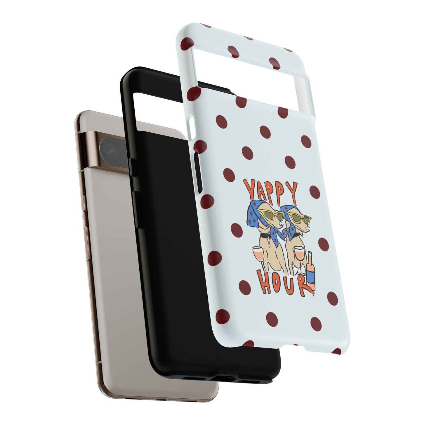 Yappy Hour Dogs iPhone Case