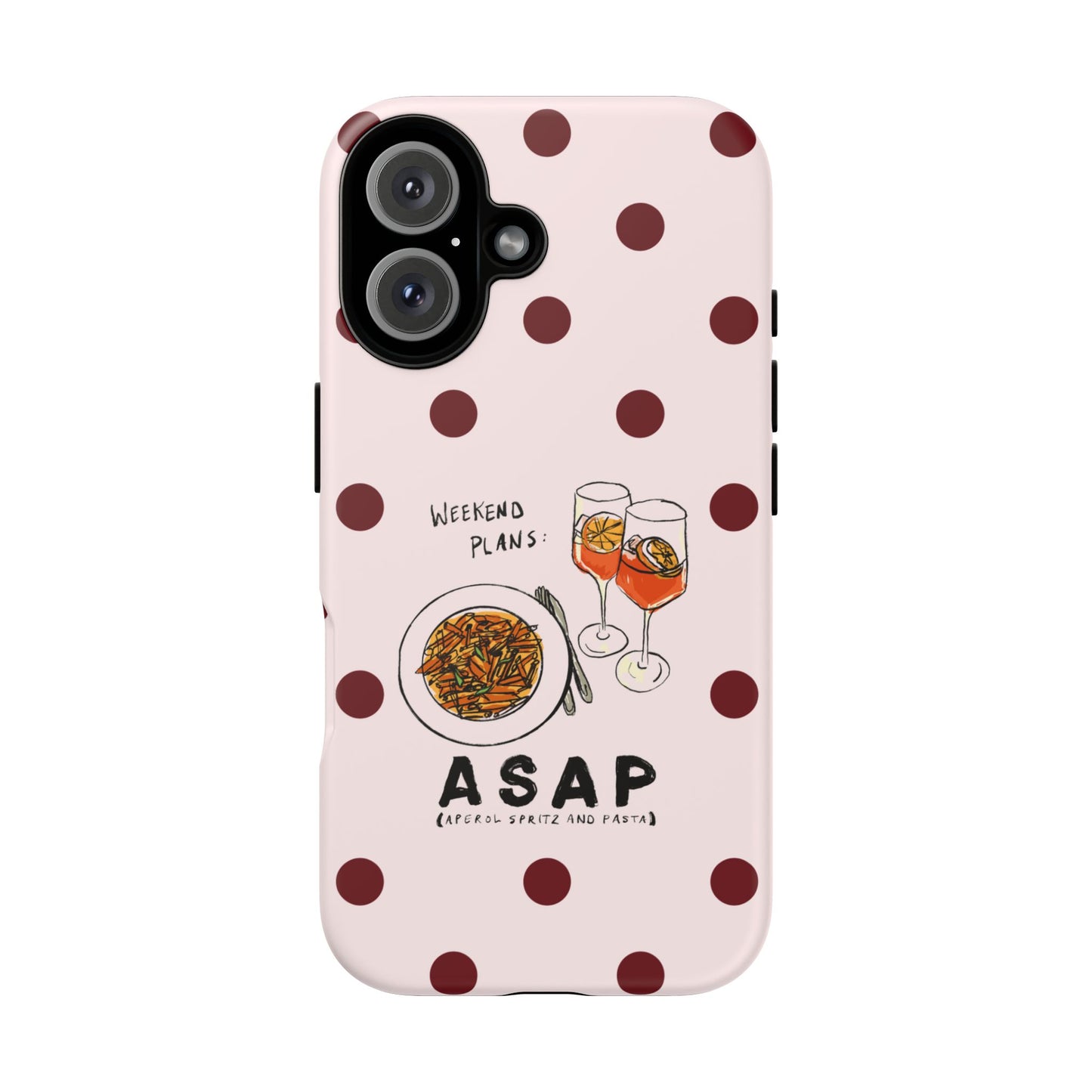 "Weekend Plans: ASAP" iPhone Case