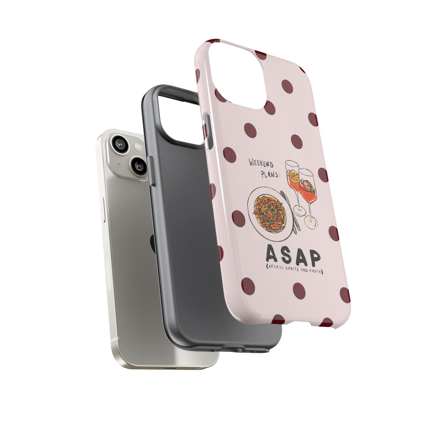 "Weekend Plans: ASAP" iPhone Case