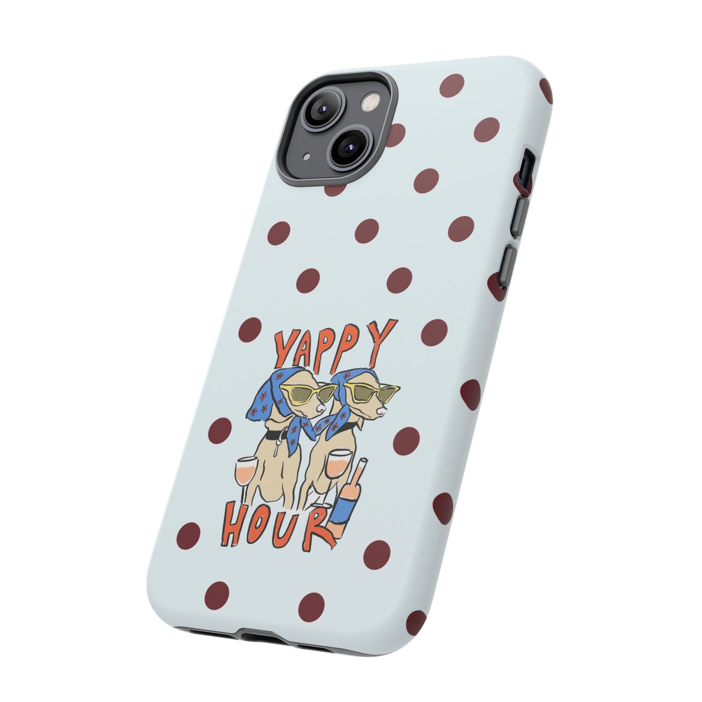Yappy Hour Dogs iPhone Case