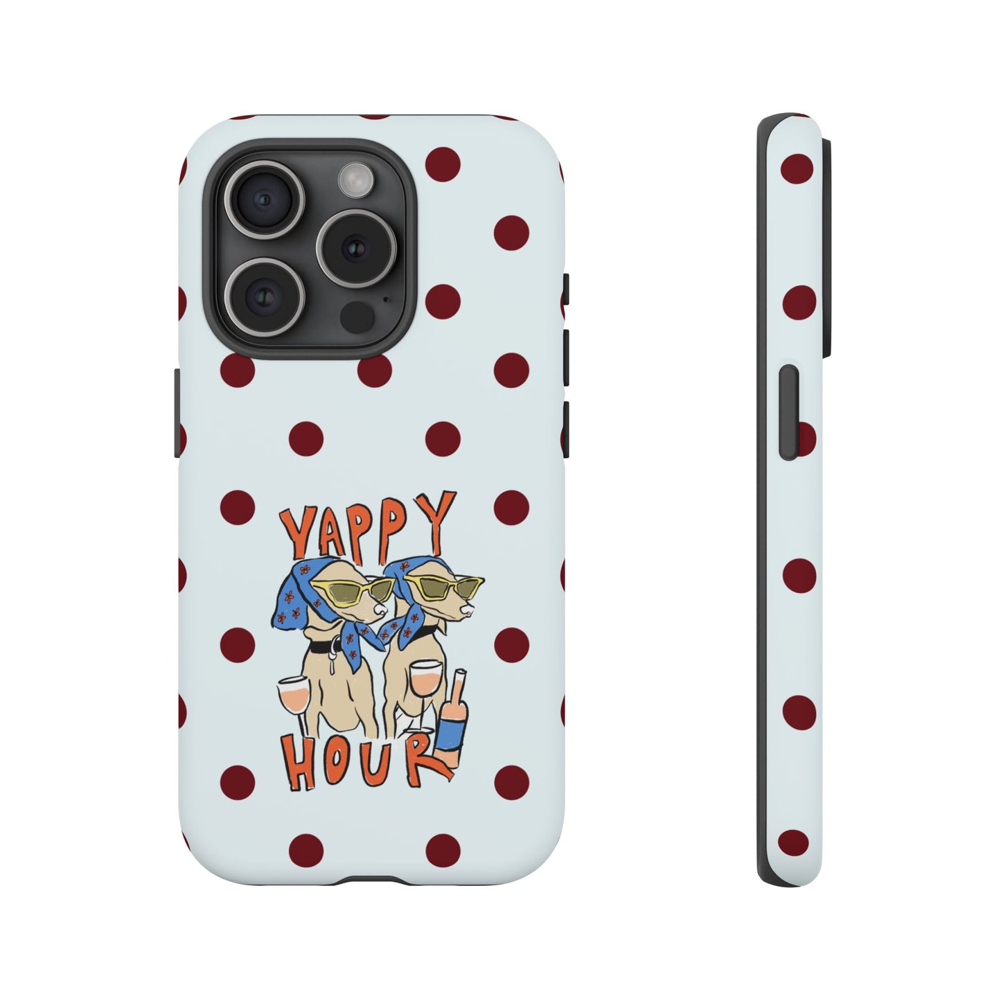 Yappy Hour Dogs iPhone Case