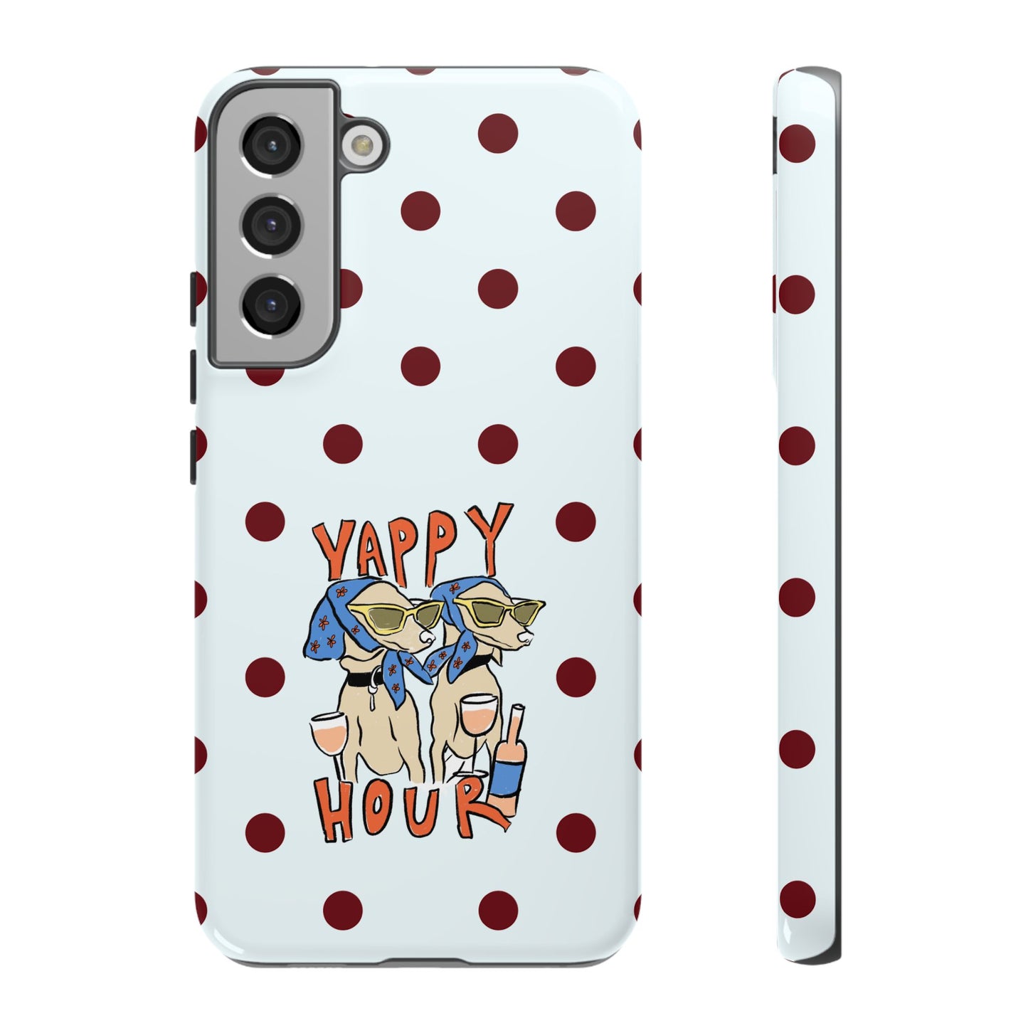 Yappy Hour Dogs iPhone Case