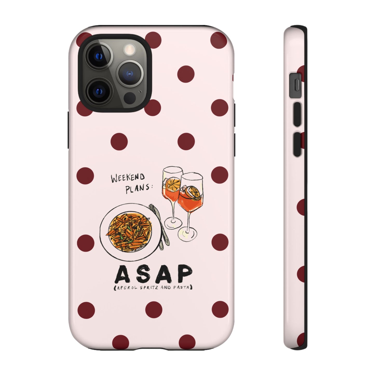 "Weekend Plans: ASAP" iPhone Case