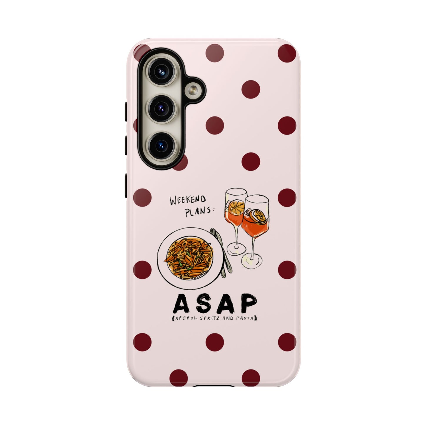 "Weekend Plans: ASAP" iPhone Case