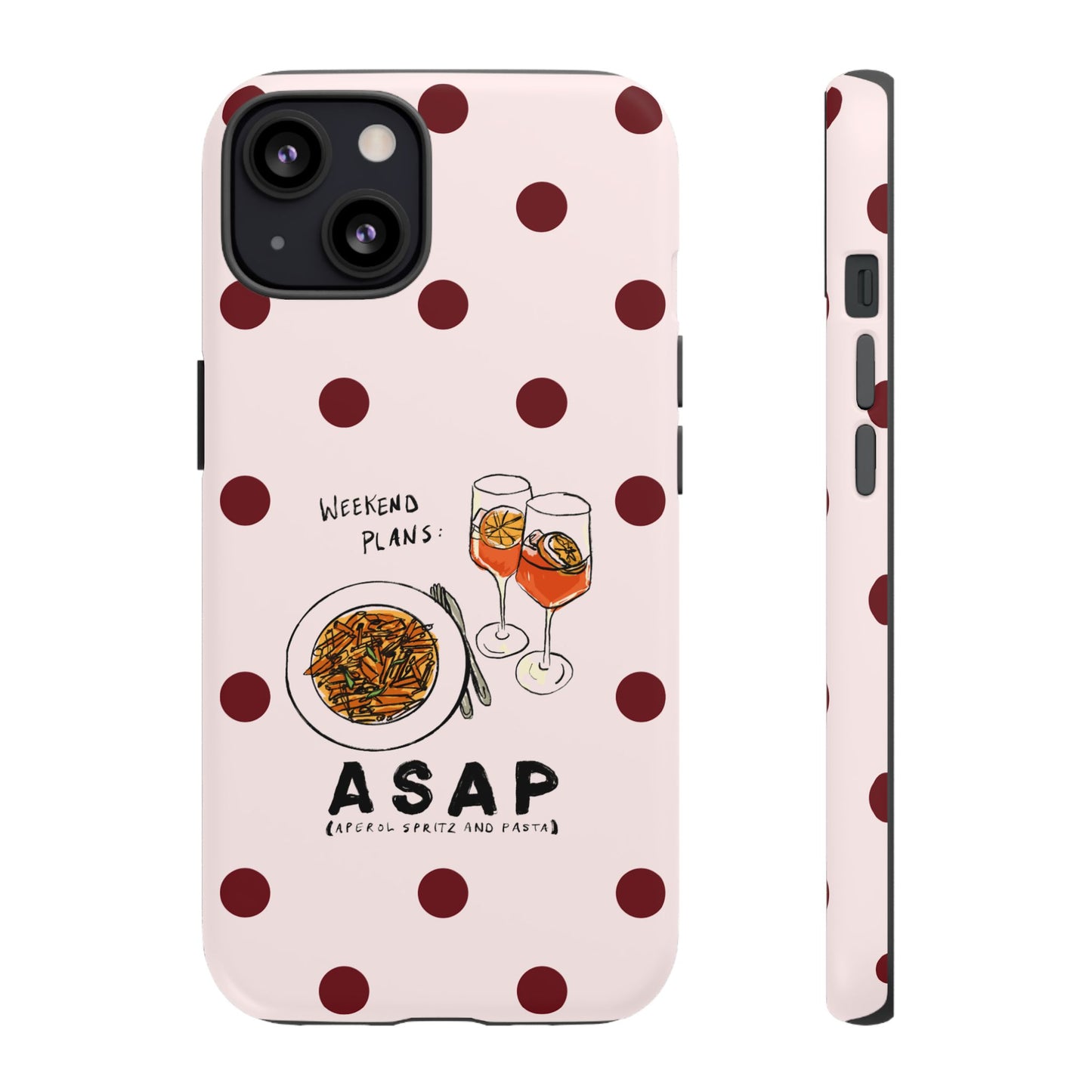 "Weekend Plans: ASAP" iPhone Case