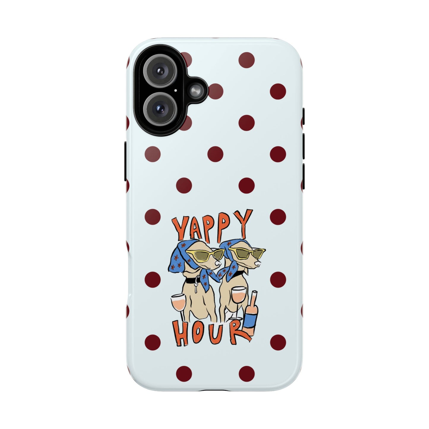 Yappy Hour Dogs iPhone Case
