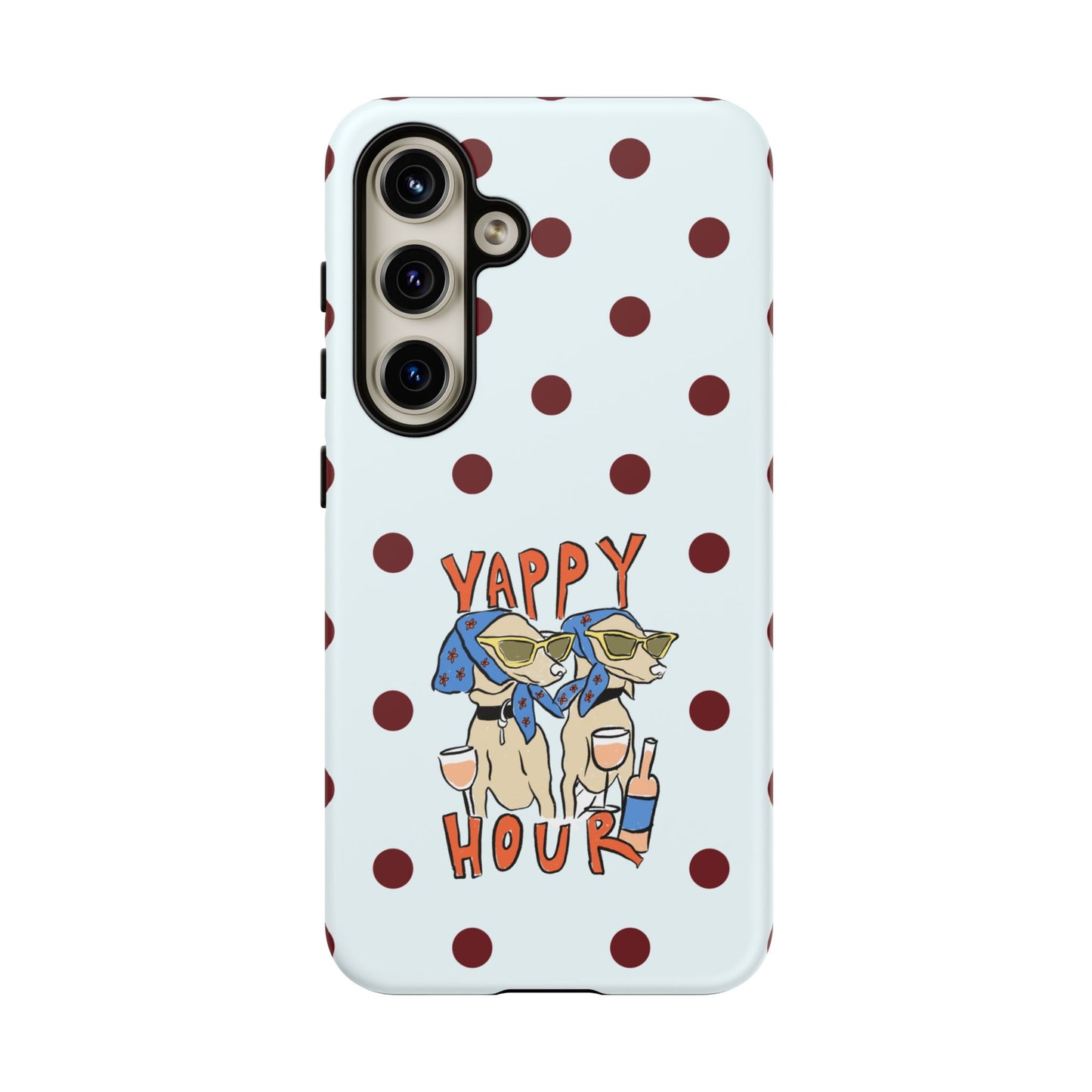 Yappy Hour Dogs iPhone Case
