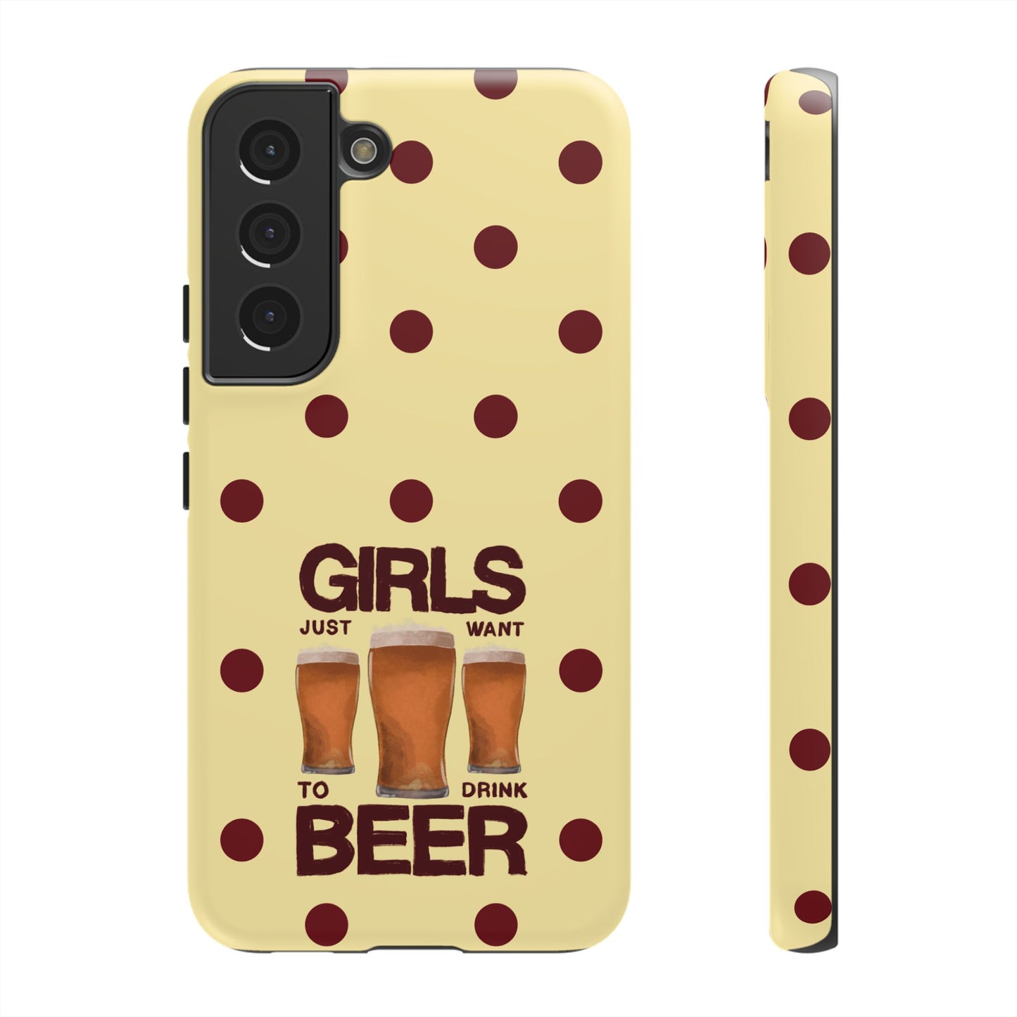 Girls Just Want to Drink Beer iPhone Case