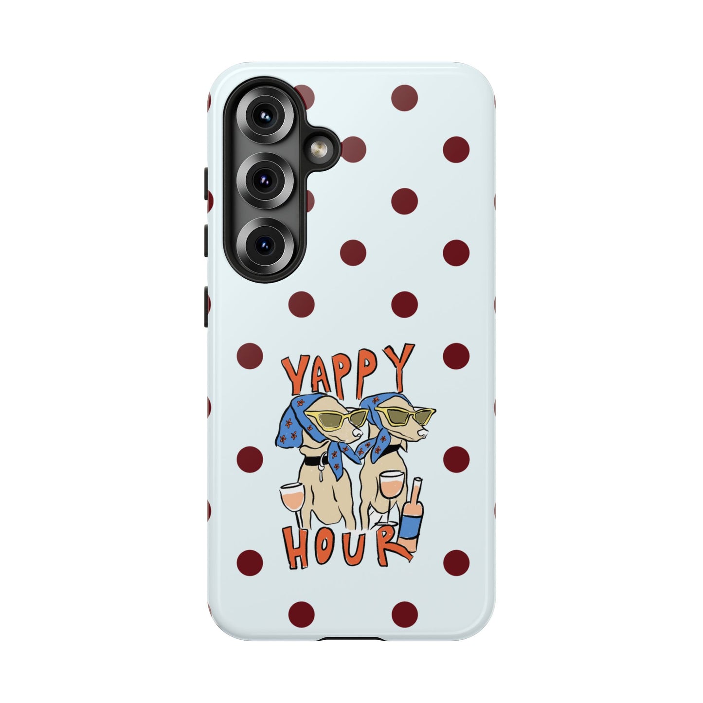 Yappy Hour Dogs iPhone Case