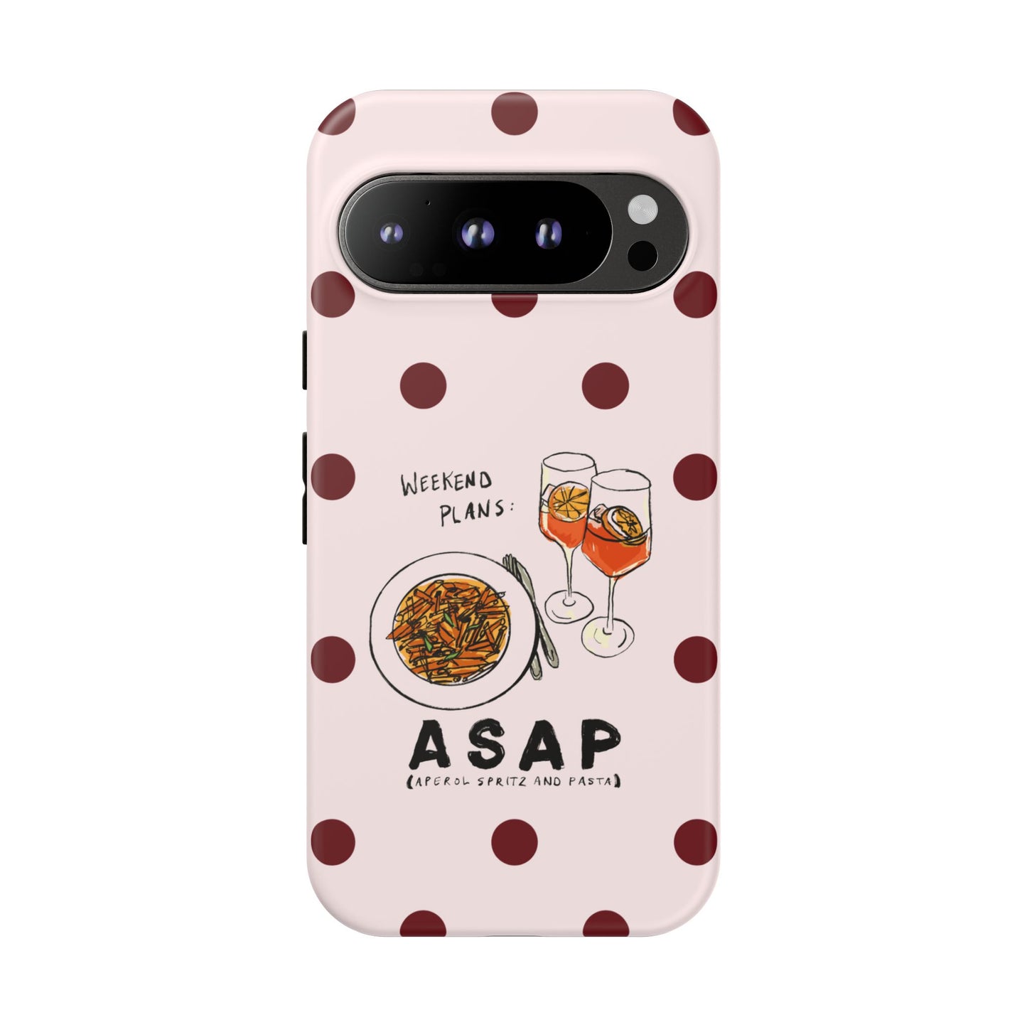 "Weekend Plans: ASAP" iPhone Case