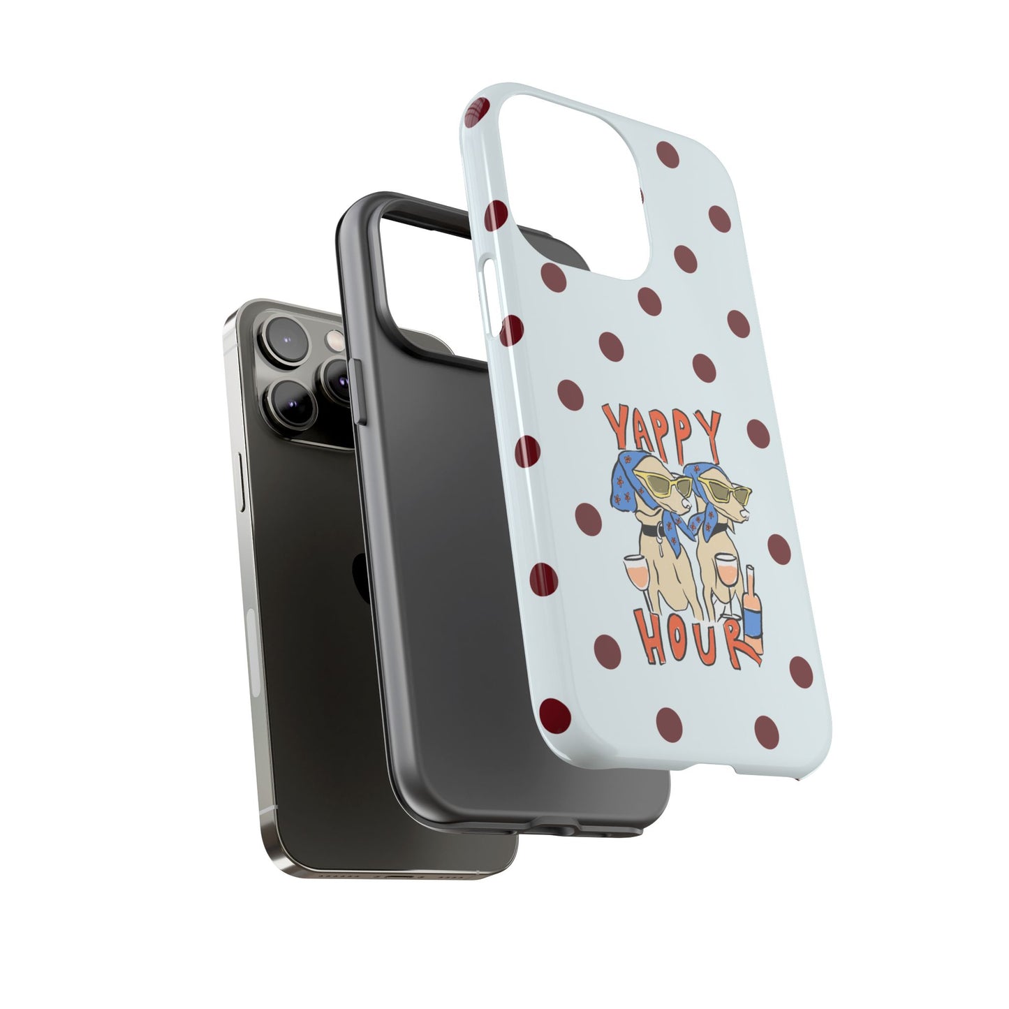 Yappy Hour Dogs iPhone Case