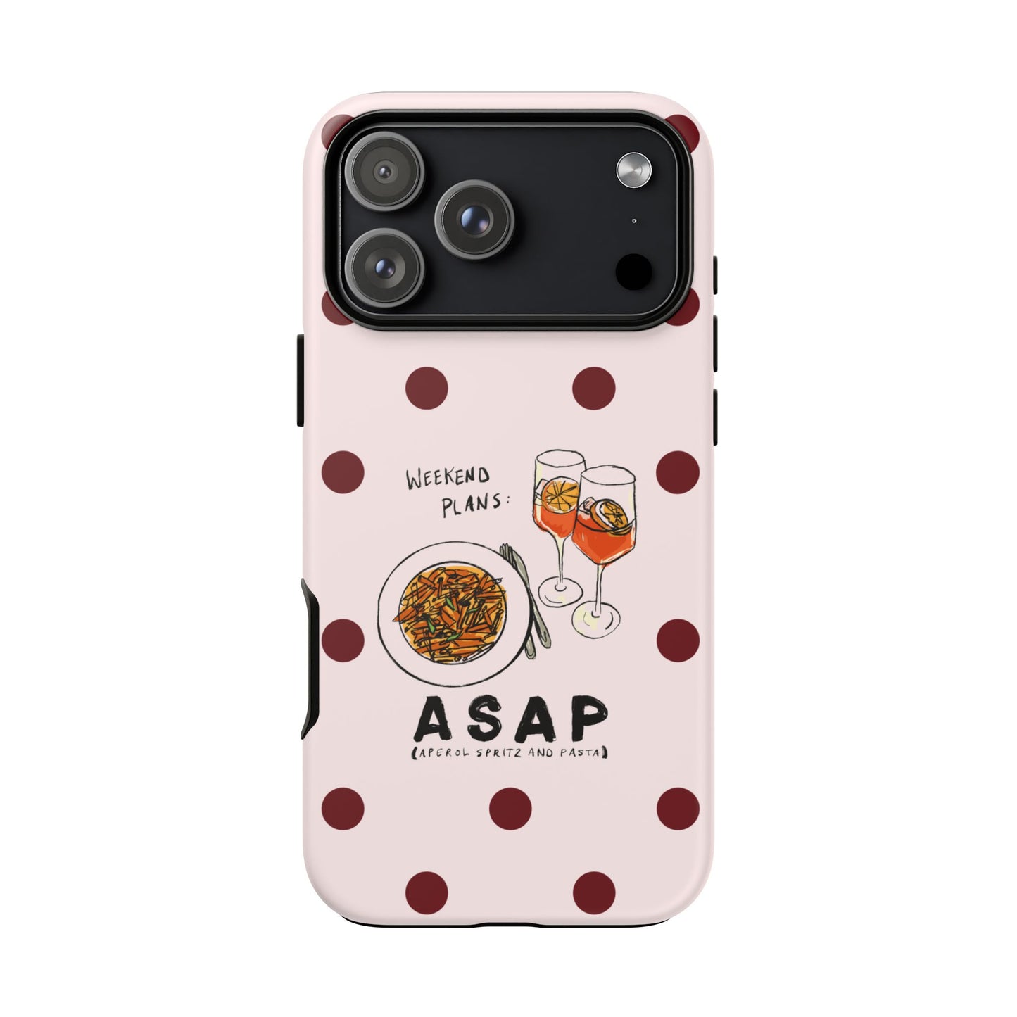 "Weekend Plans: ASAP" iPhone Case