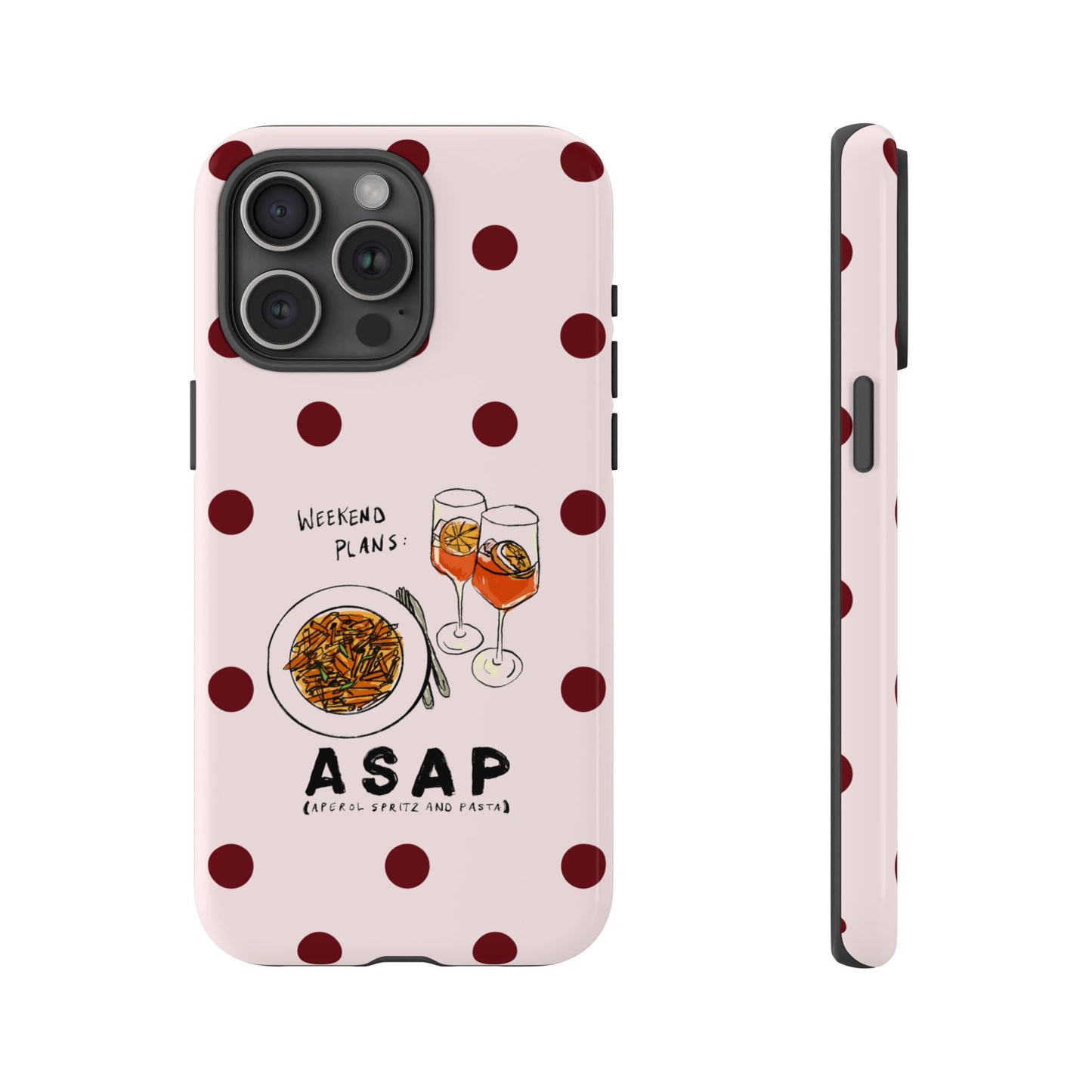 "Weekend Plans: ASAP" iPhone Case