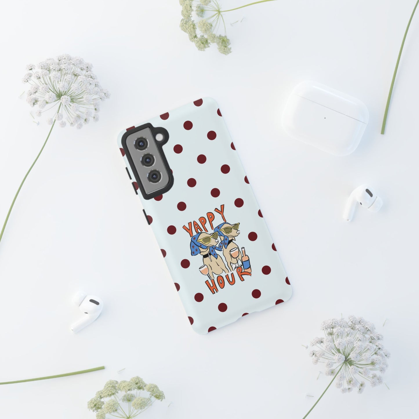 Yappy Hour Dogs iPhone Case