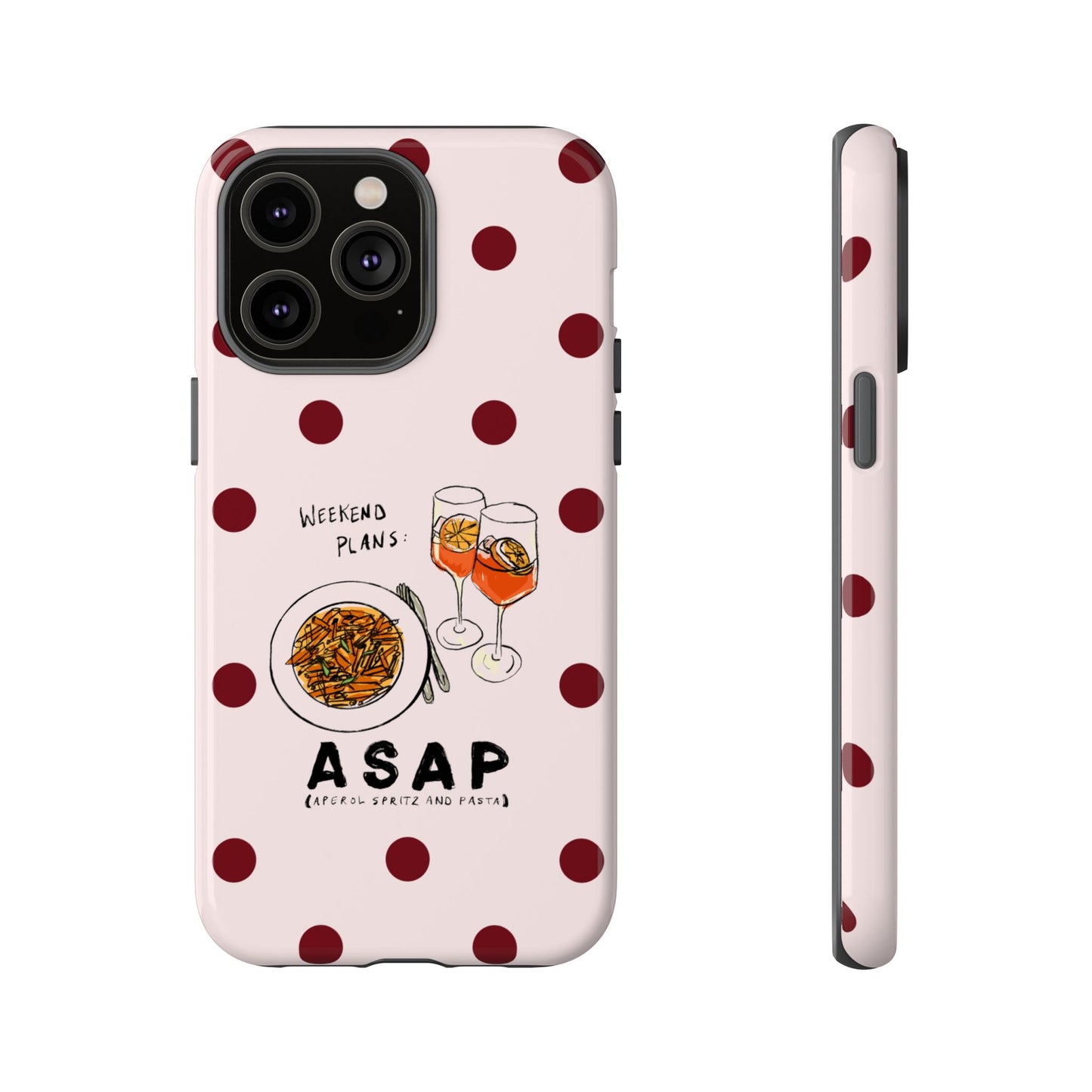 "Weekend Plans: ASAP" iPhone Case