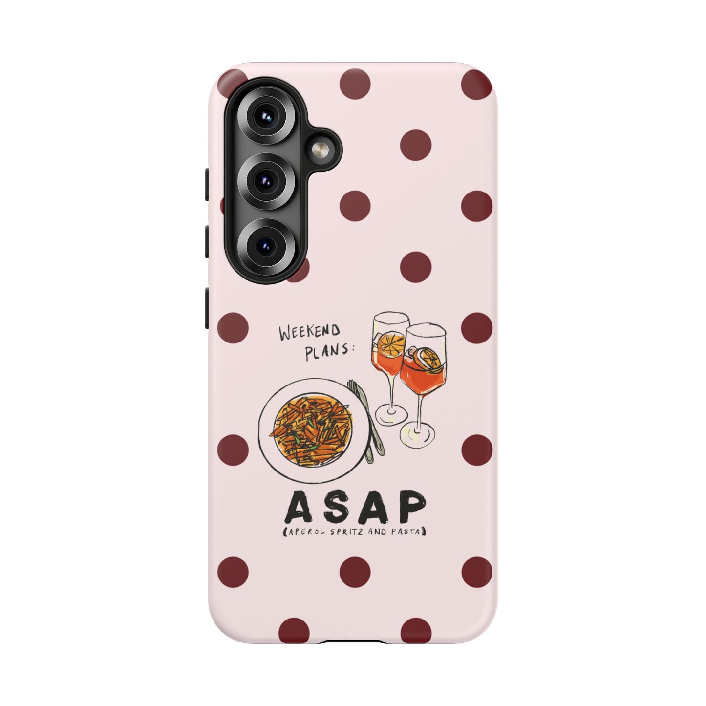"Weekend Plans: ASAP" iPhone Case