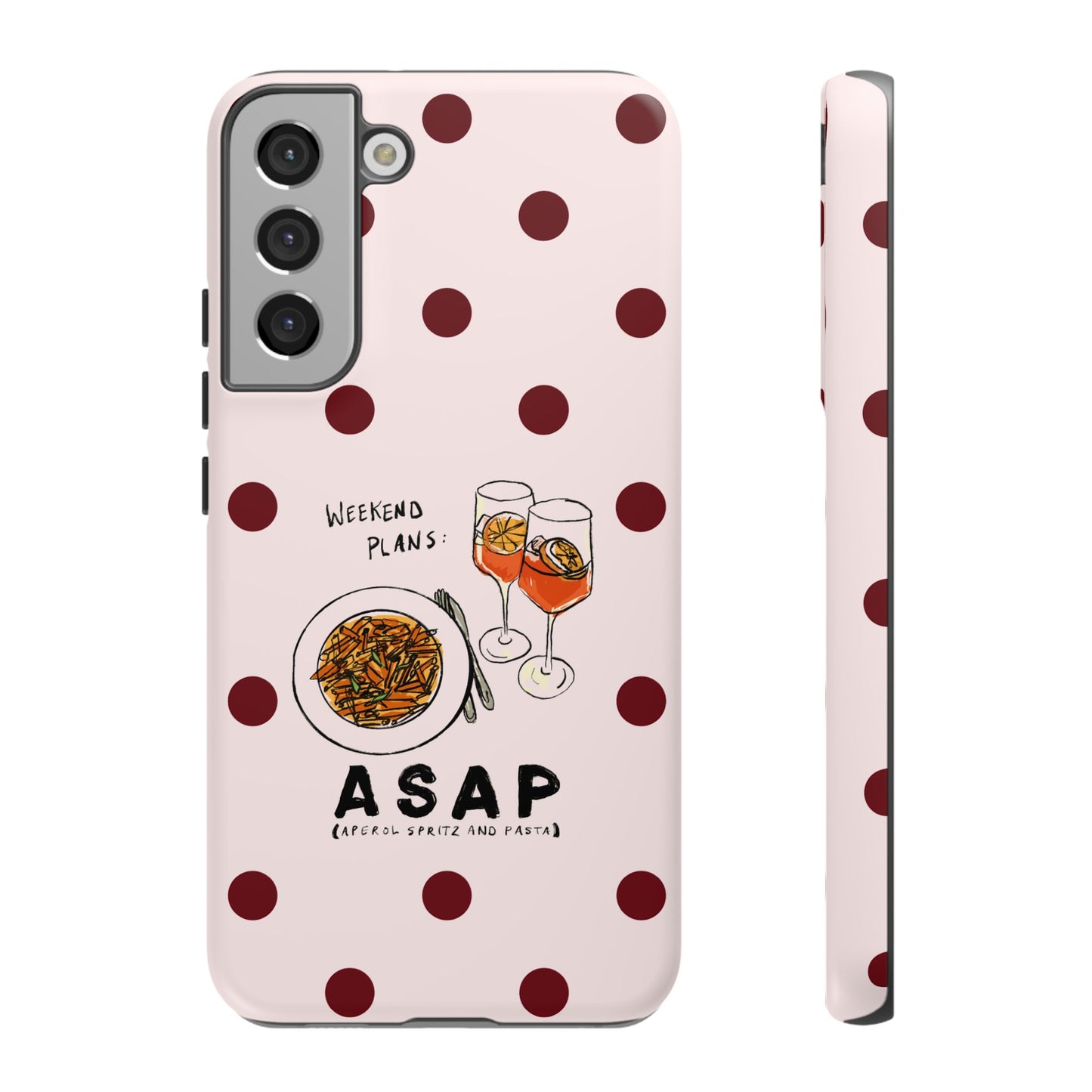 "Weekend Plans: ASAP" iPhone Case