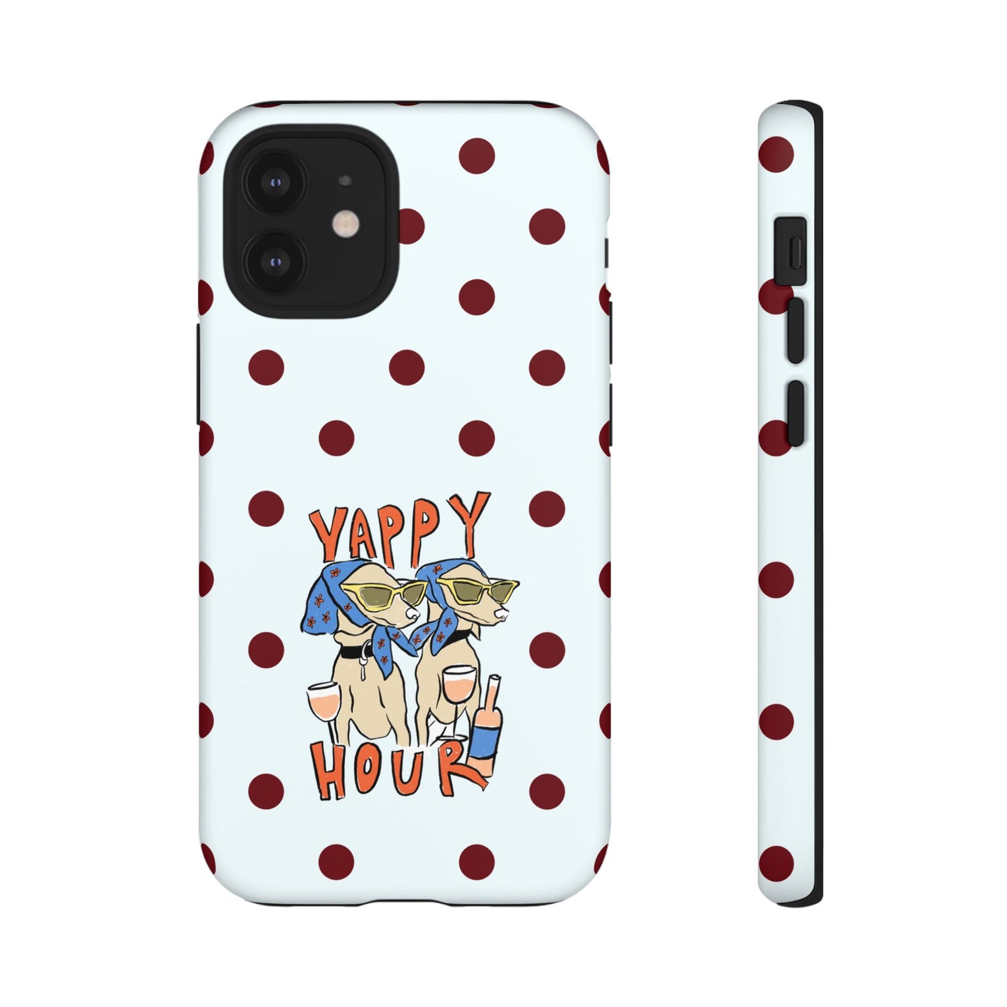 Yappy Hour Dogs iPhone Case