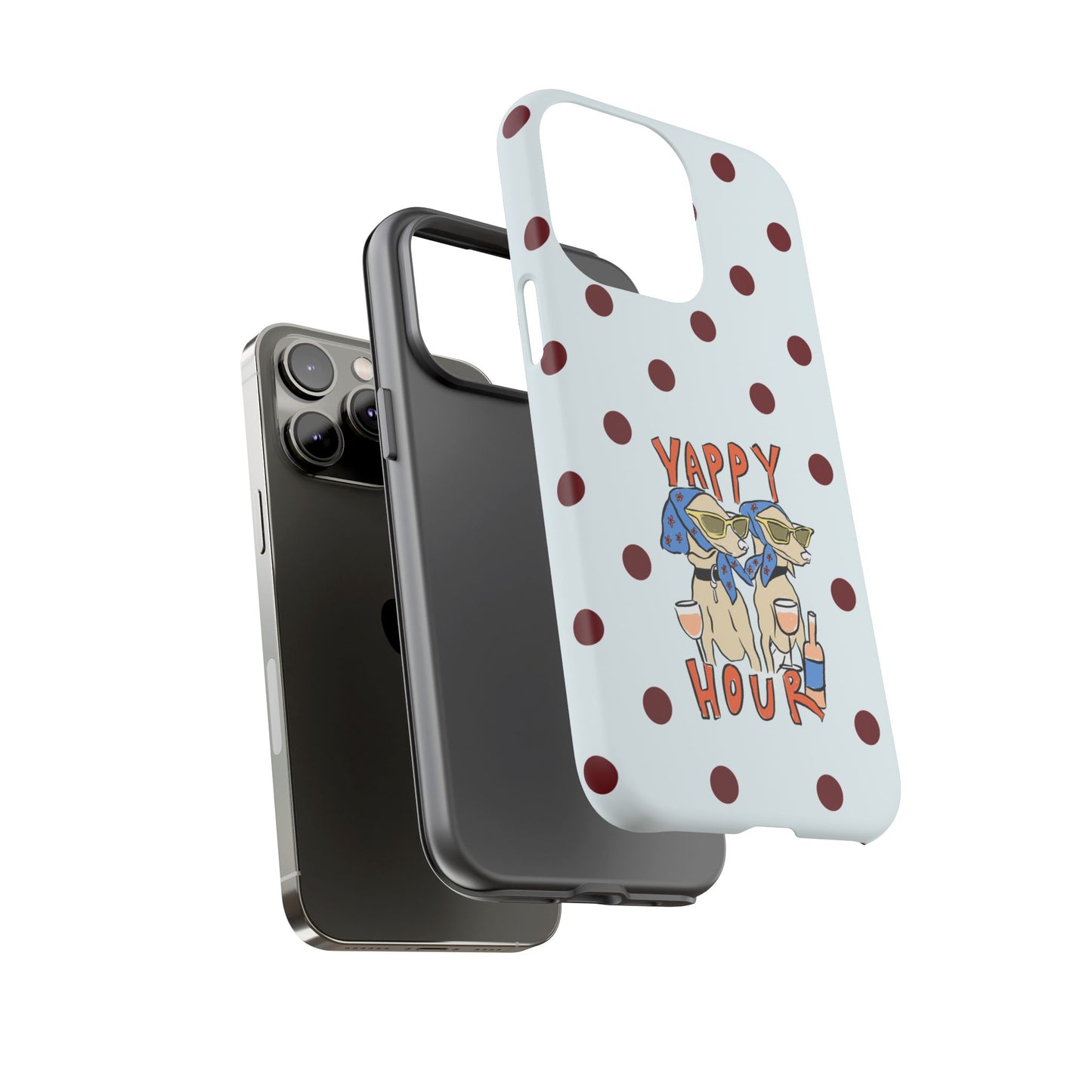 Yappy Hour Dogs iPhone Case